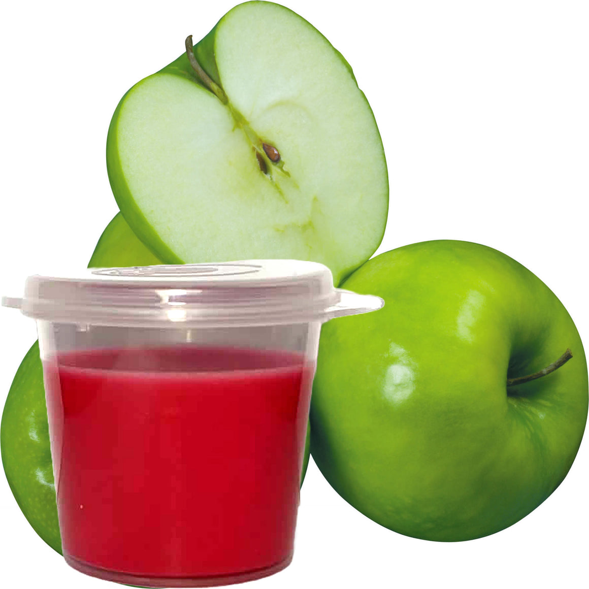 Green Apples Eco Soy Shot Pot Candle Melts