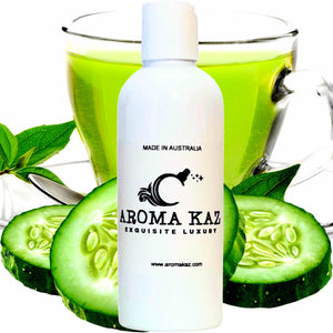 Green Tea & Cucumber Bath/Body/Massage Oil Vegan Plant-Based Moisturiser