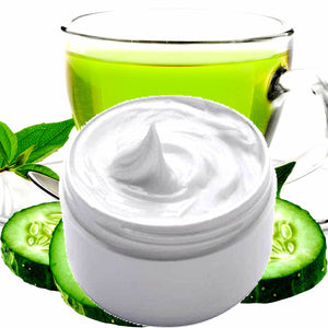 Green Tea & Cucumber Hydrating vegan body and hand cream moisturizer. Handmade in Australia, cruelty free, long-lasting fragrance, perfect for all skin types and ideal as a gift for men or women.