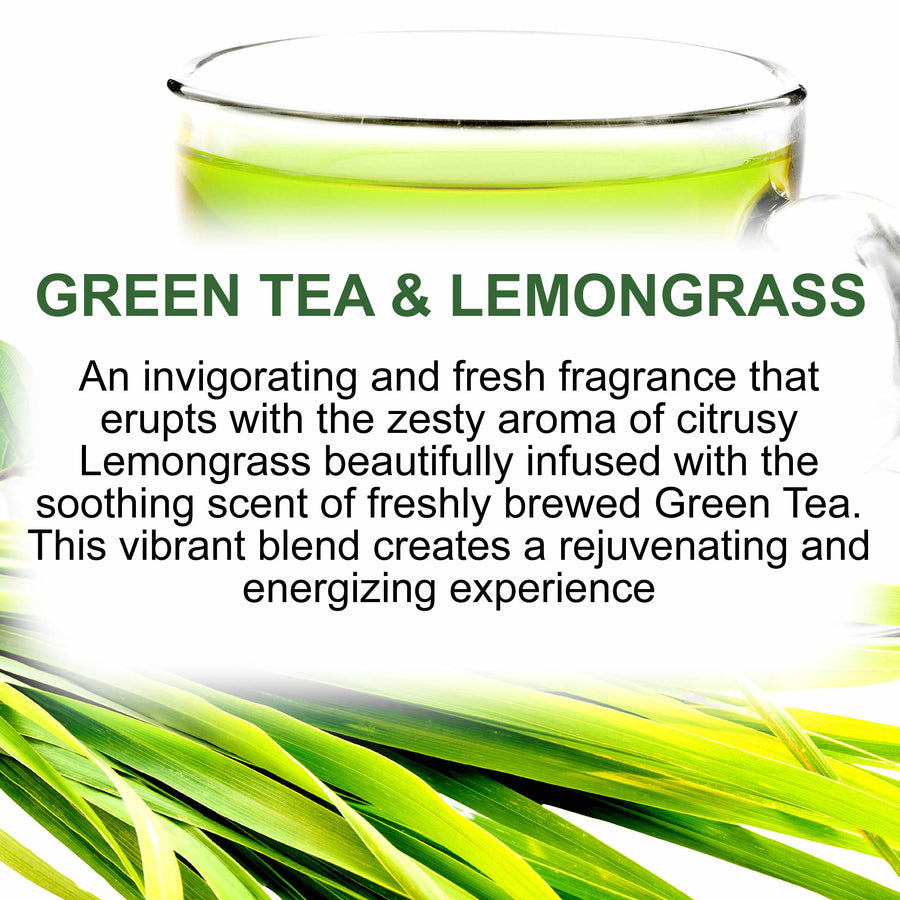 Green Tea & Lemongrass Soy Wax Melts – Hand-Poured, Plant-Based & Vegan