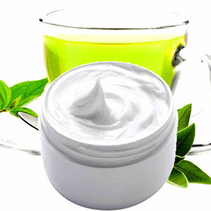 Green Tea & Wild Sage Hydrating vegan body and hand cream moisturizer. Handmade in Australia, cruelty free, long-lasting fragrance, perfect for all skin types and ideal as a gift for men or women.