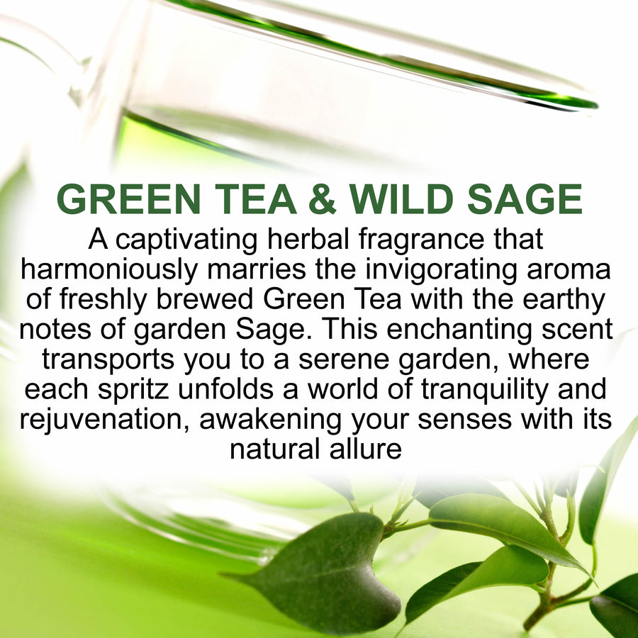 Green Tea & Wild Sage Soy Candle Melt Shot Pots – Plant-Based, Vegan, Cruelty-Free, Hand-Poured