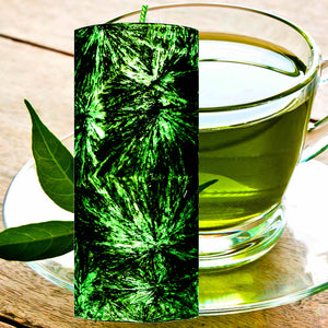 Green Tea Palm Wax Pillar Candle
