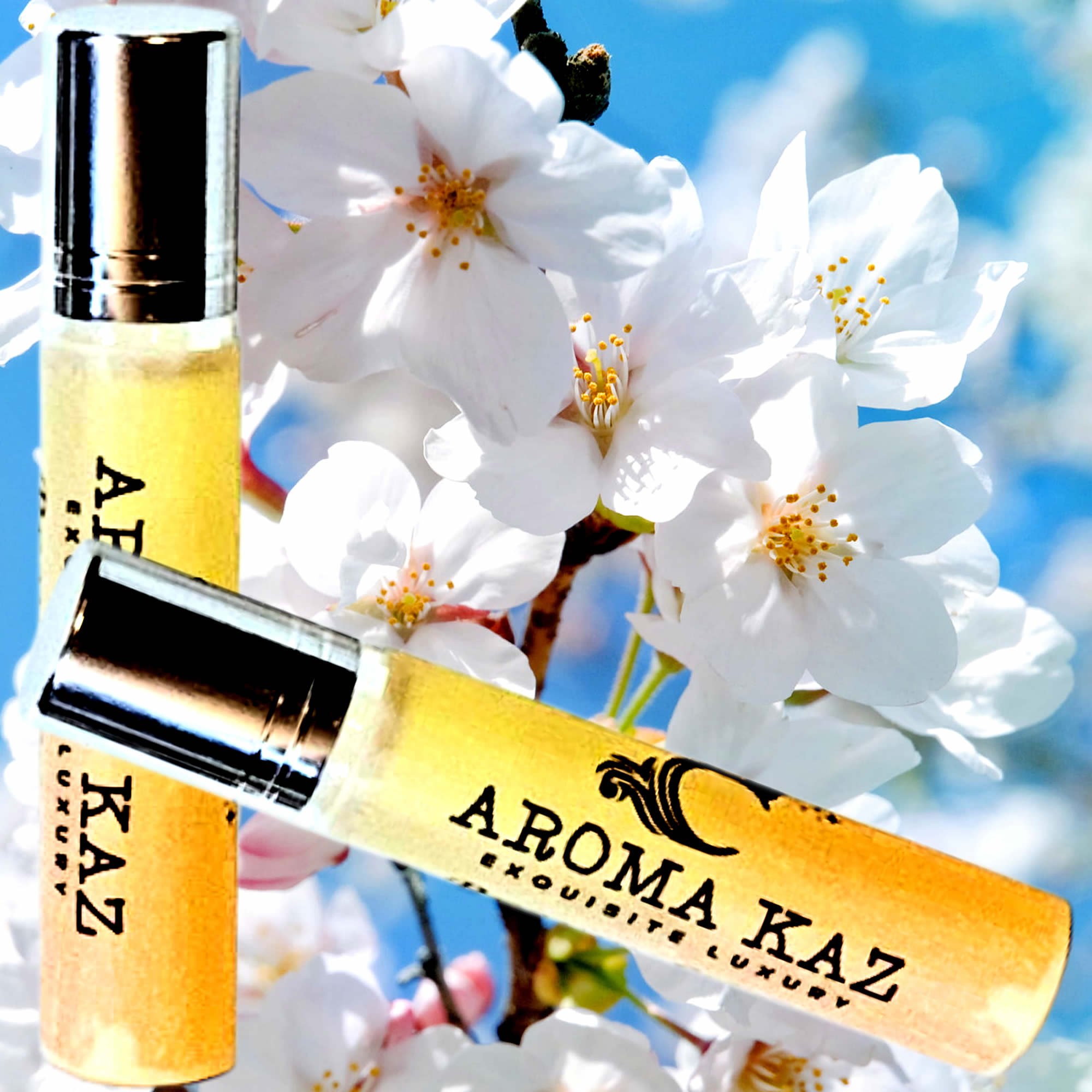 Hawaiian Honey Blossoms Fragrance Roll On – vegan, cruelty-free perfume roll on featuring sweet tropical honeyed florals, handmade in Australia.