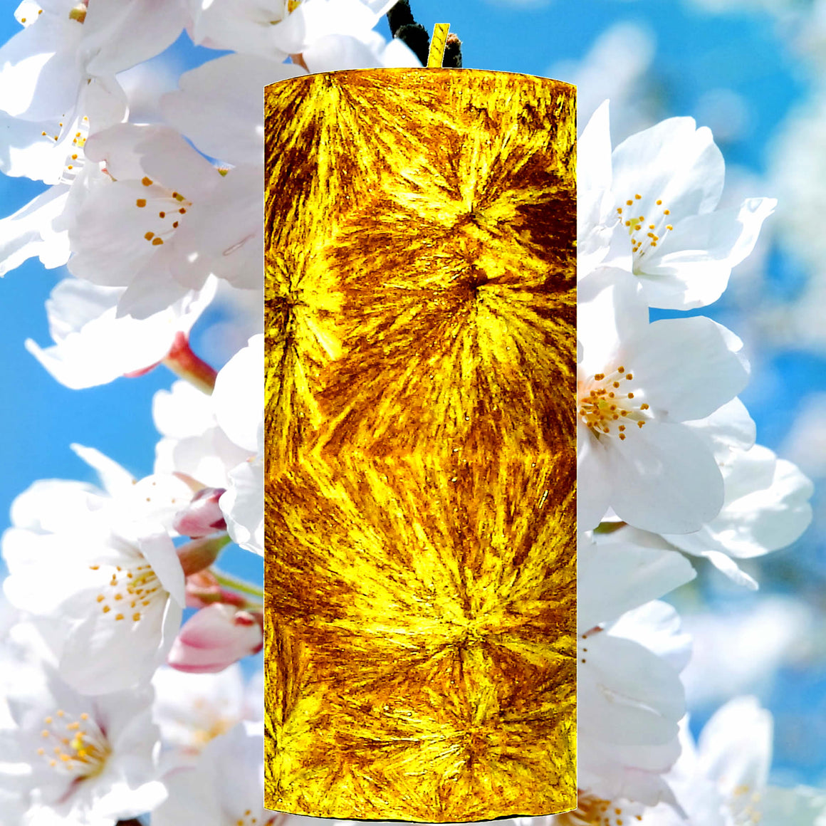 Hawaiian Honey Blossoms Palm Wax Pillar Candle