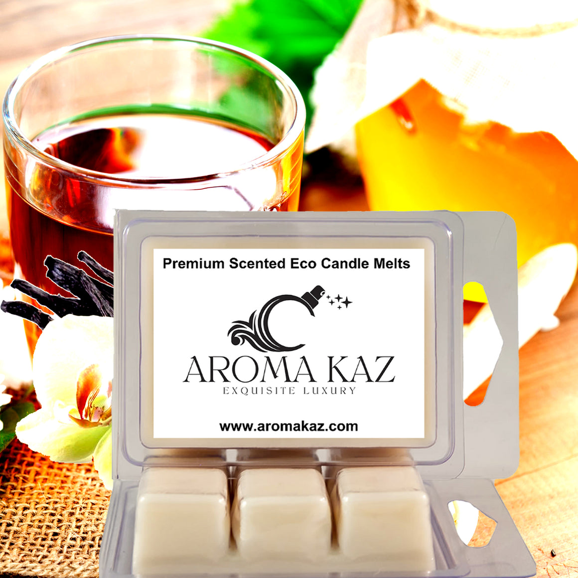 Honeybush Vanilla Soy Wax Melts – Hand-Poured, Plant-Based & Vegan