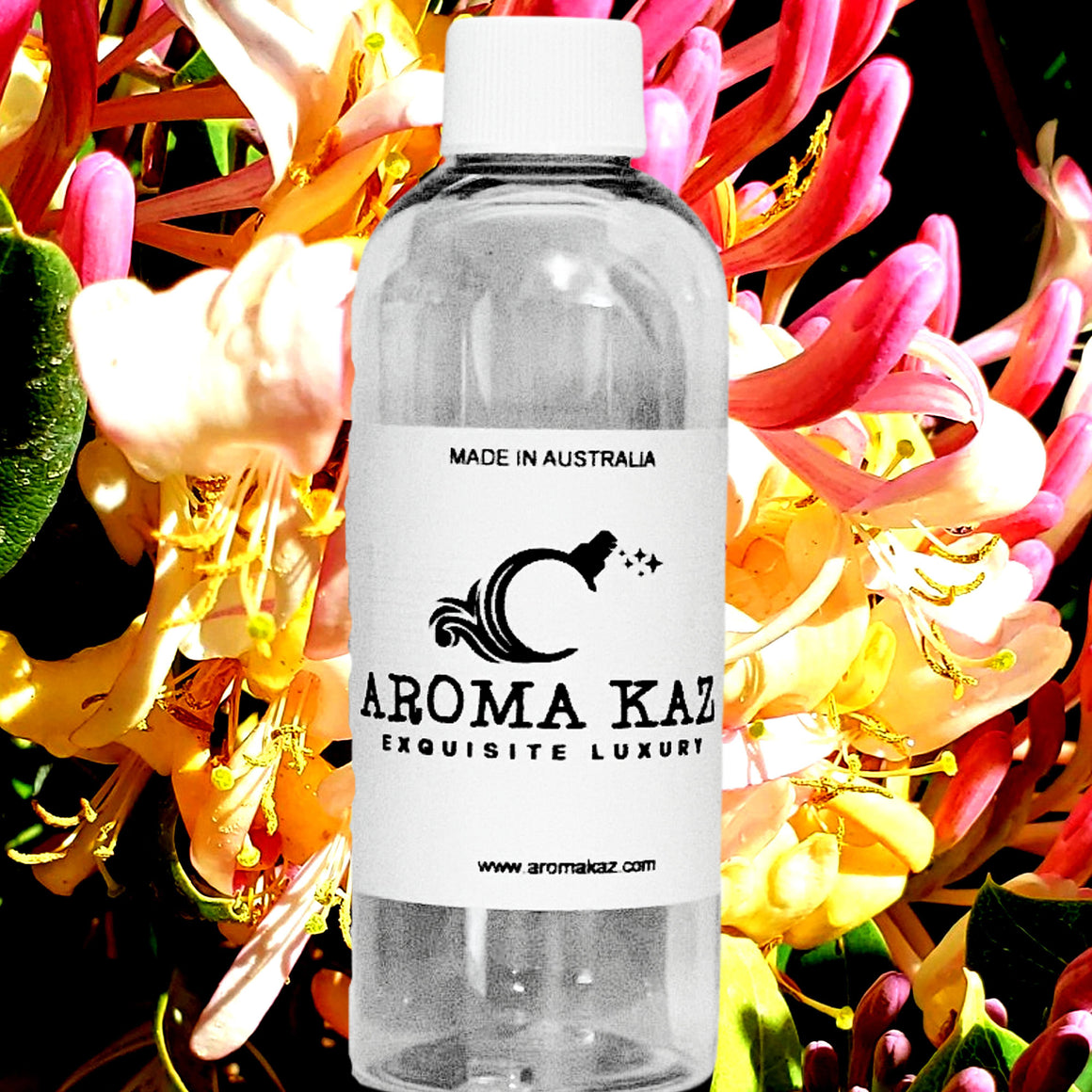 Honeysuckle Jasmine fragrance oil for candle making, soap making and perfume blending – vegan, cruelty-free featuring lush jasmine and sweet honeysuckle florals, handmade in Australia.