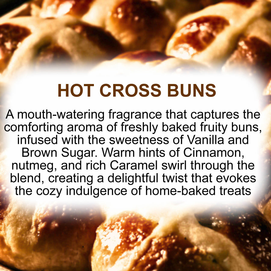 Hot Cross Buns Body Wash/Shower Gel/Bubble Bath Plant Based Vegan Cruelty Free