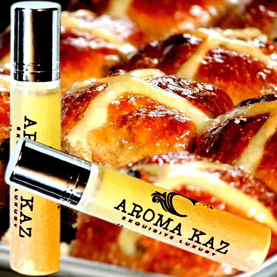 Hot Cross Buns Roll-On Perfume Plant-Based Vegan Cruelty Free