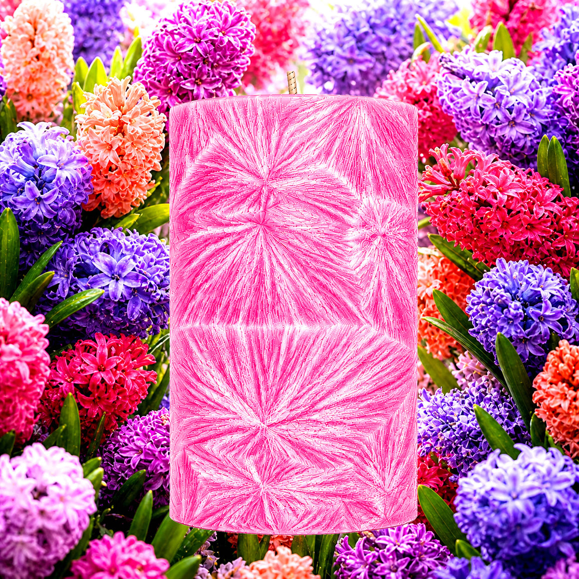 Hyacinth Pillar Candle