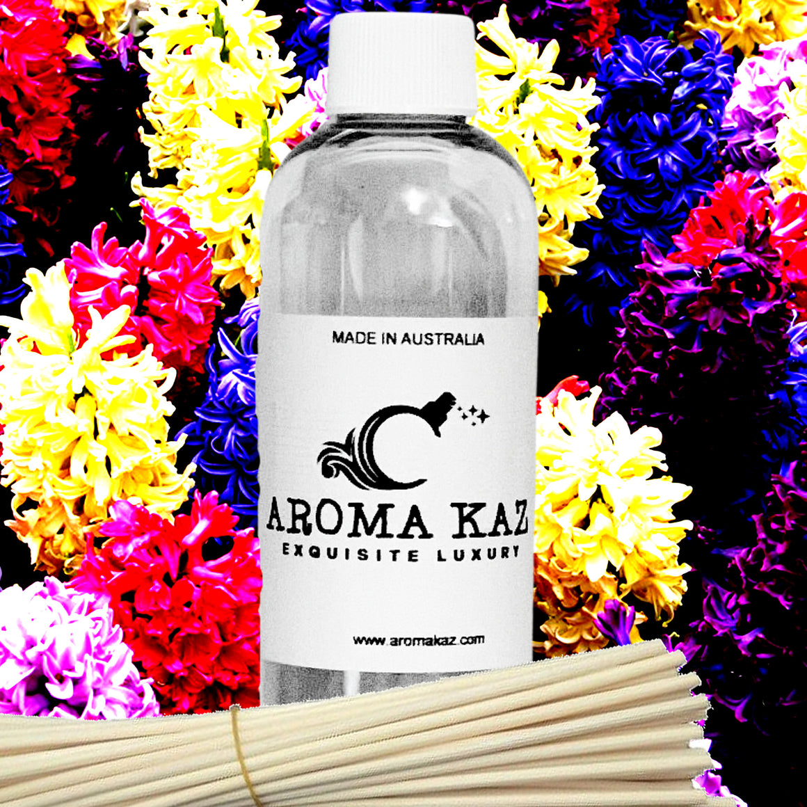 Hyacinth Diffuser Fragrance Oil with Reeds – Vegan Cruelty-Free Home Aroma