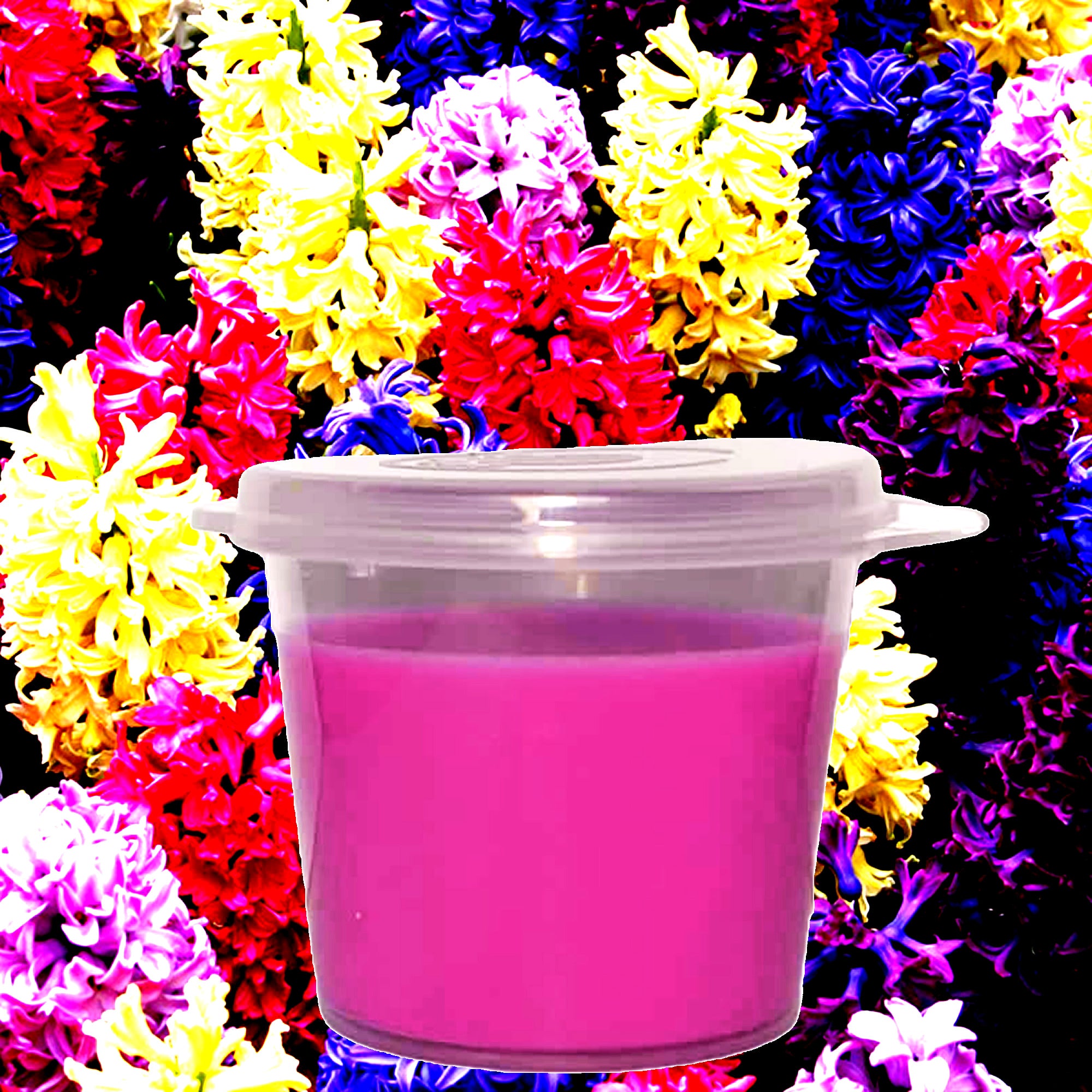 Hyacinth Soy Candle Melt Shot Pots – Plant-Based, Vegan, Cruelty-Free, Hand-Poured