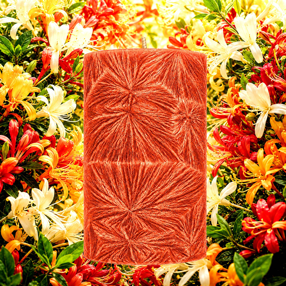 Japanese Honeysuckle Pillar Candle