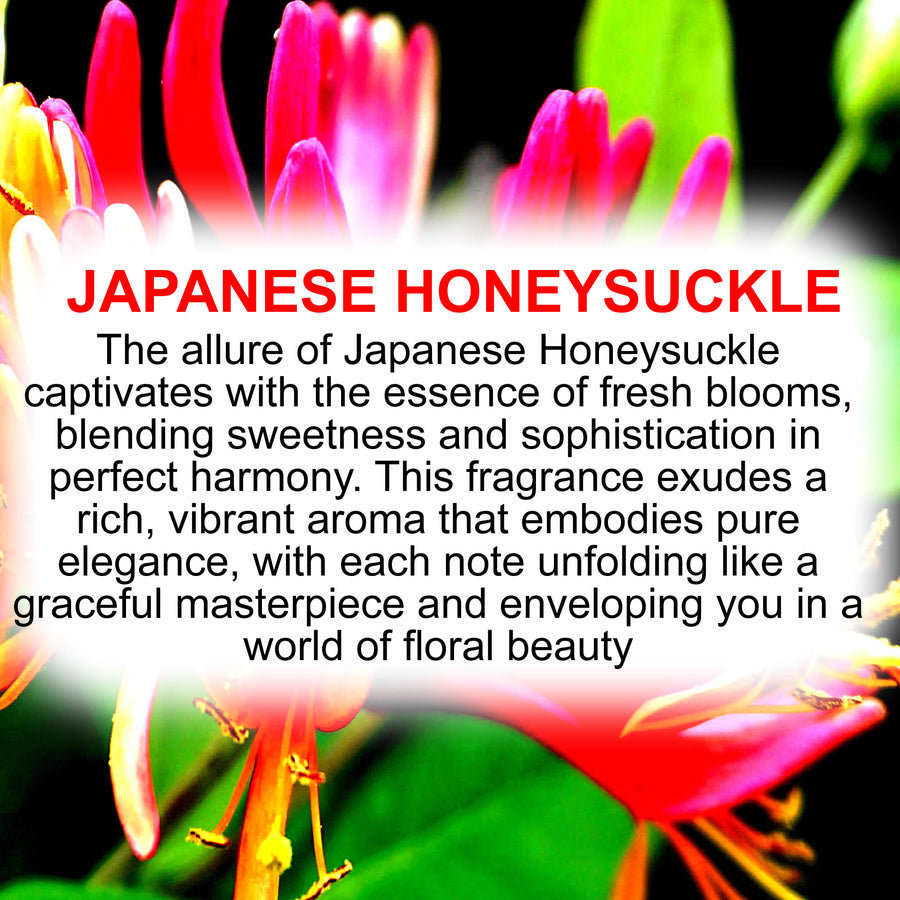 Japanese Honeysuckle Fragrance Roll On – vegan, cruelty-free perfume roll on featuring sweet honeysuckle blossoms, handmade in Australia.