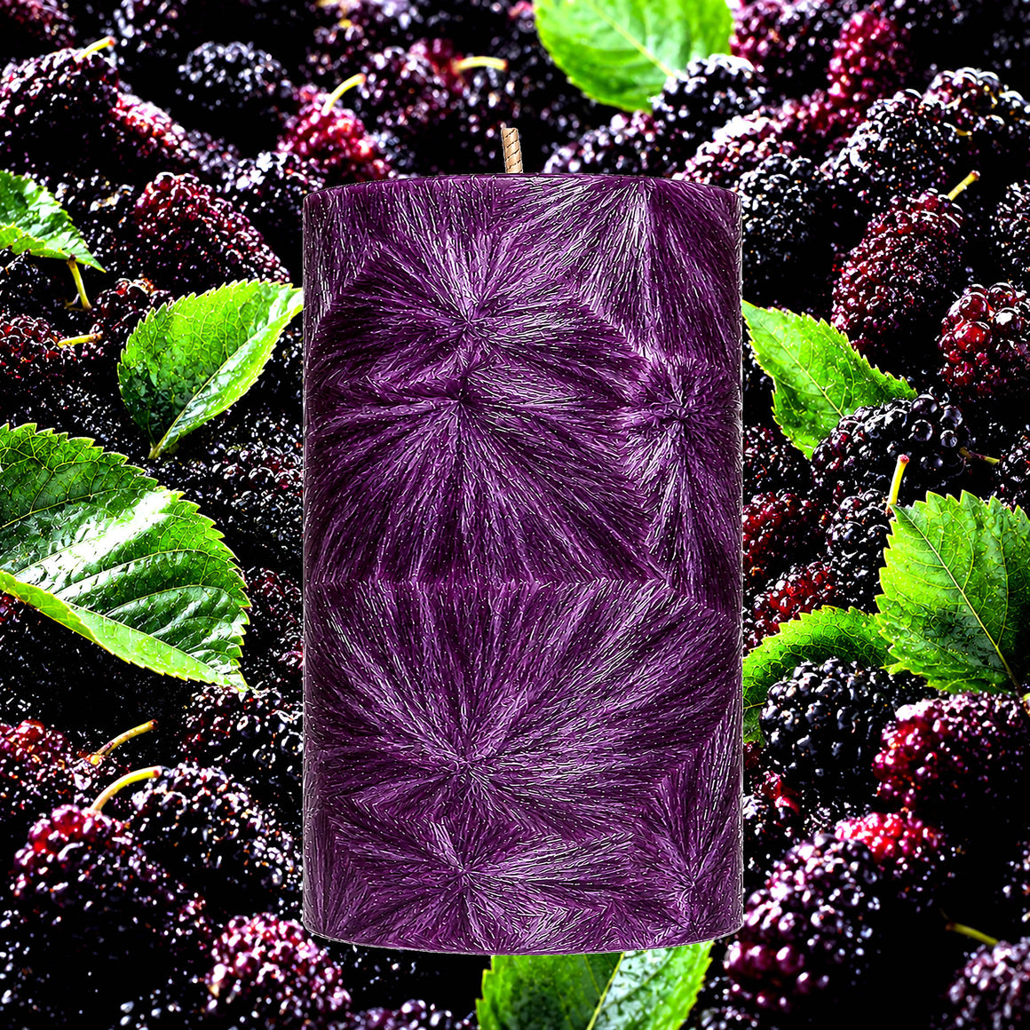 Juicy Mulberries Pillar Candle