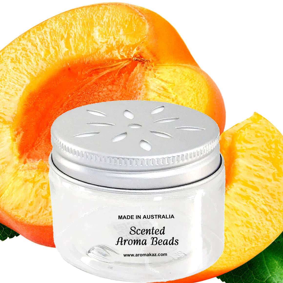 Juicy Peaches Air Freshener Aroma Beads - Room, Car, Pantry, Pet Areas, Linen