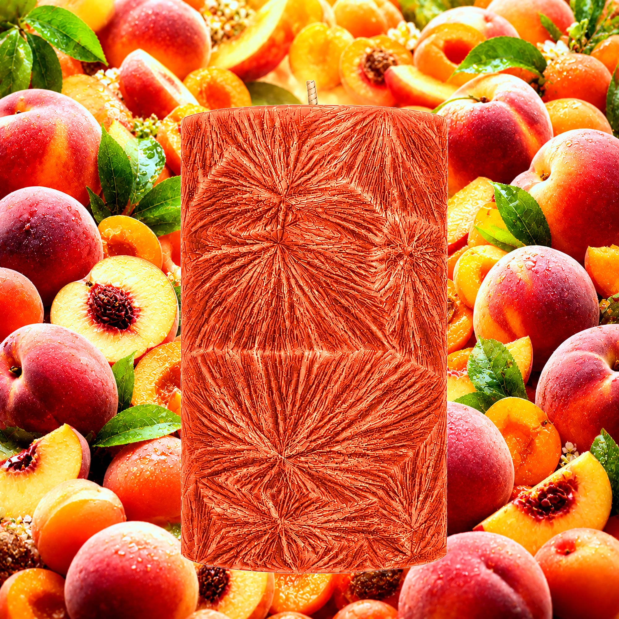 Juicy Peaches Pillar Candle