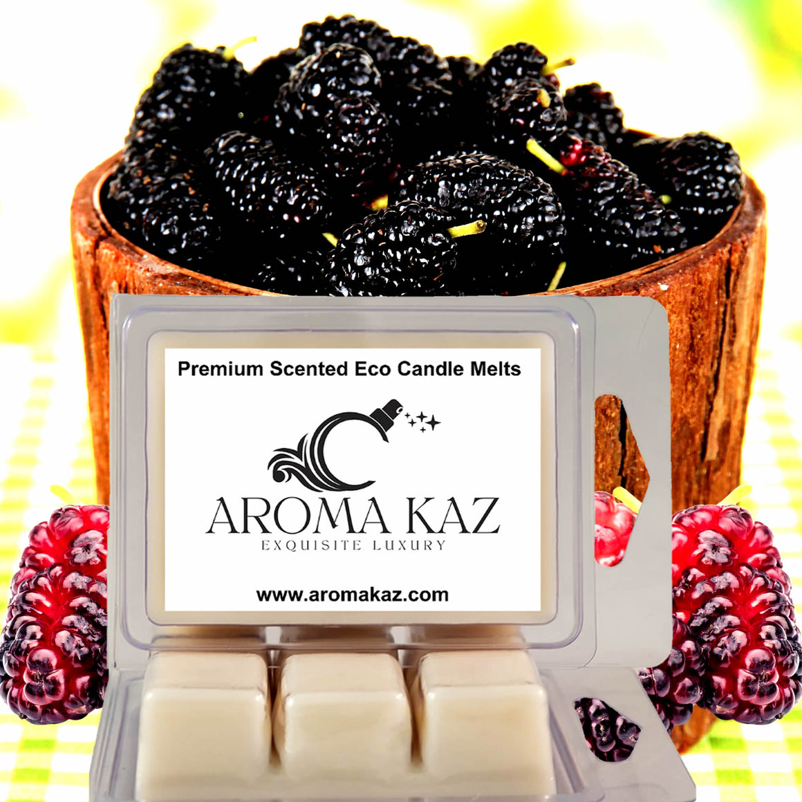 Juicy Mulberries Soy Wax Melts – Hand-Poured, Plant-Based & Vegan