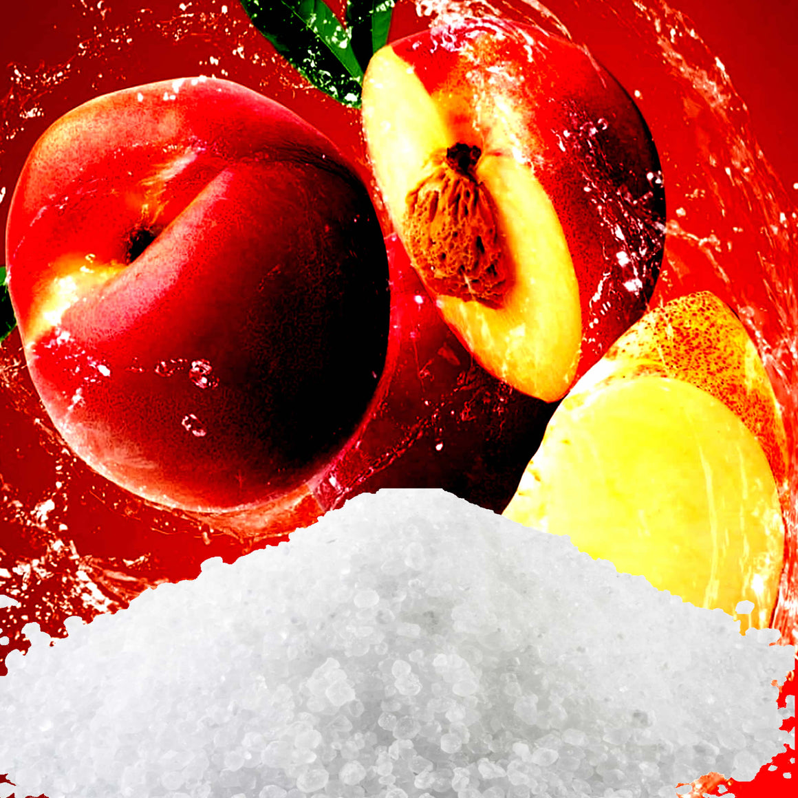 Juicy Peaches Vegan bath salts and bath soak crystals, cruelty-free and made in Australia. Highly scented, suitable for women and men. Perfect relaxation gift for him or her.