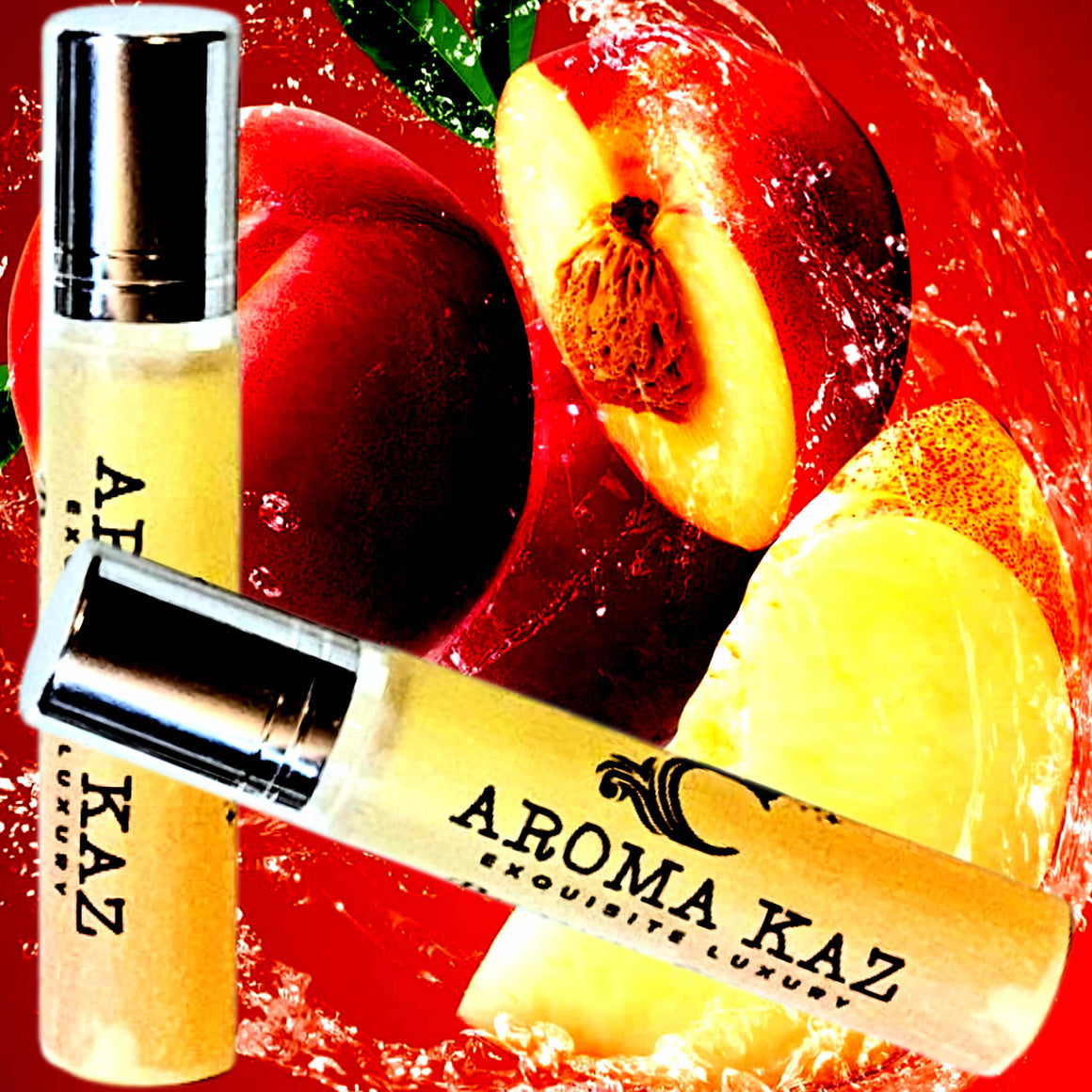 Juicy Peaches Roll-On Perfume Plant-Based Vegan Cruelty Free