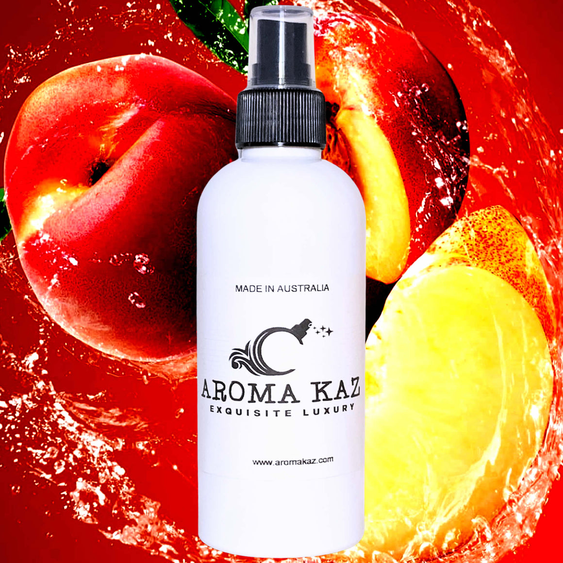 Juicy Peaches Room/Linen Spray Plant-Based Vegan Cruelty-Free Pet Safe