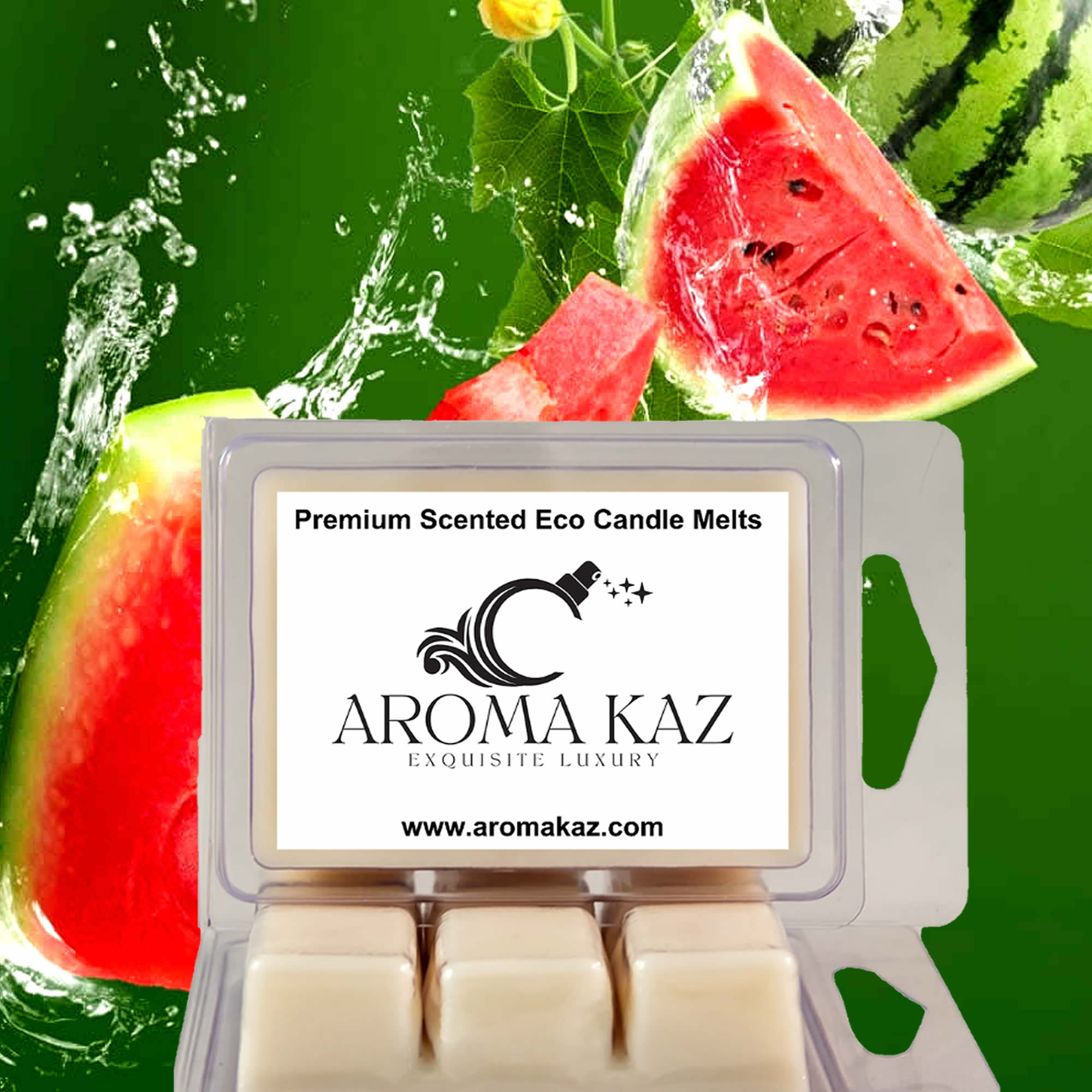 Juicy Watermelon Soy Wax Melts – Hand-Poured, Plant-Based & Vegan