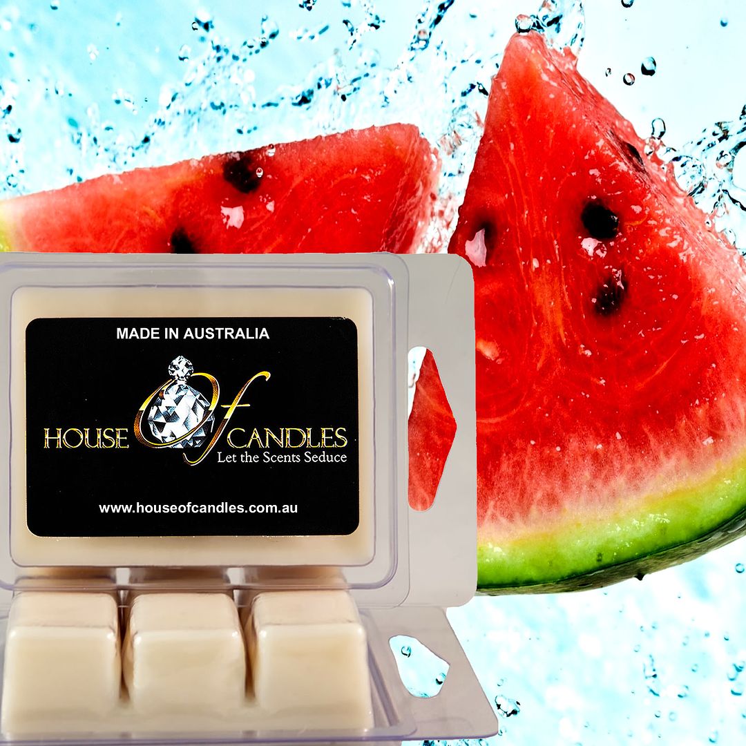 Juicy Watermelon Eco Soy Candle Wax Melts Clam Packs