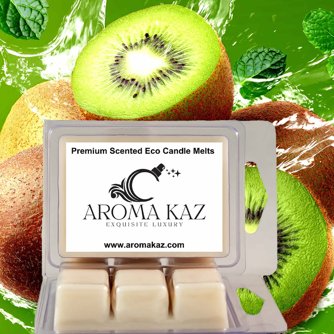 Kiwi Fruit Soy Wax Melts – Hand-Poured, Plant-Based & Vegan