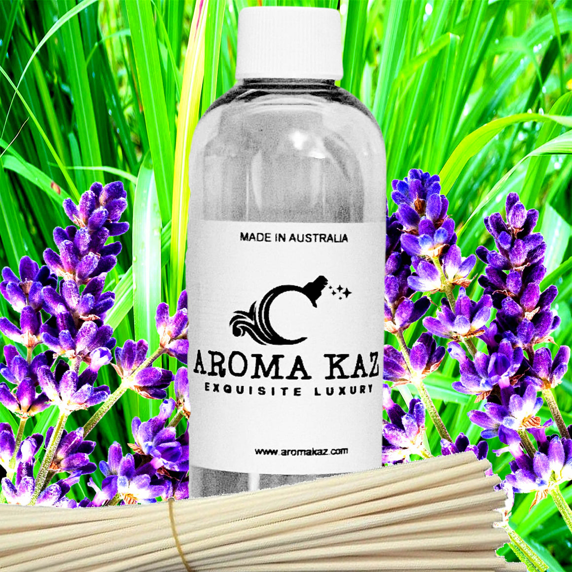 Lavender & Citronella Diffuser Fragrance Oil with Reeds – Vegan Cruelty-Free Home Aroma