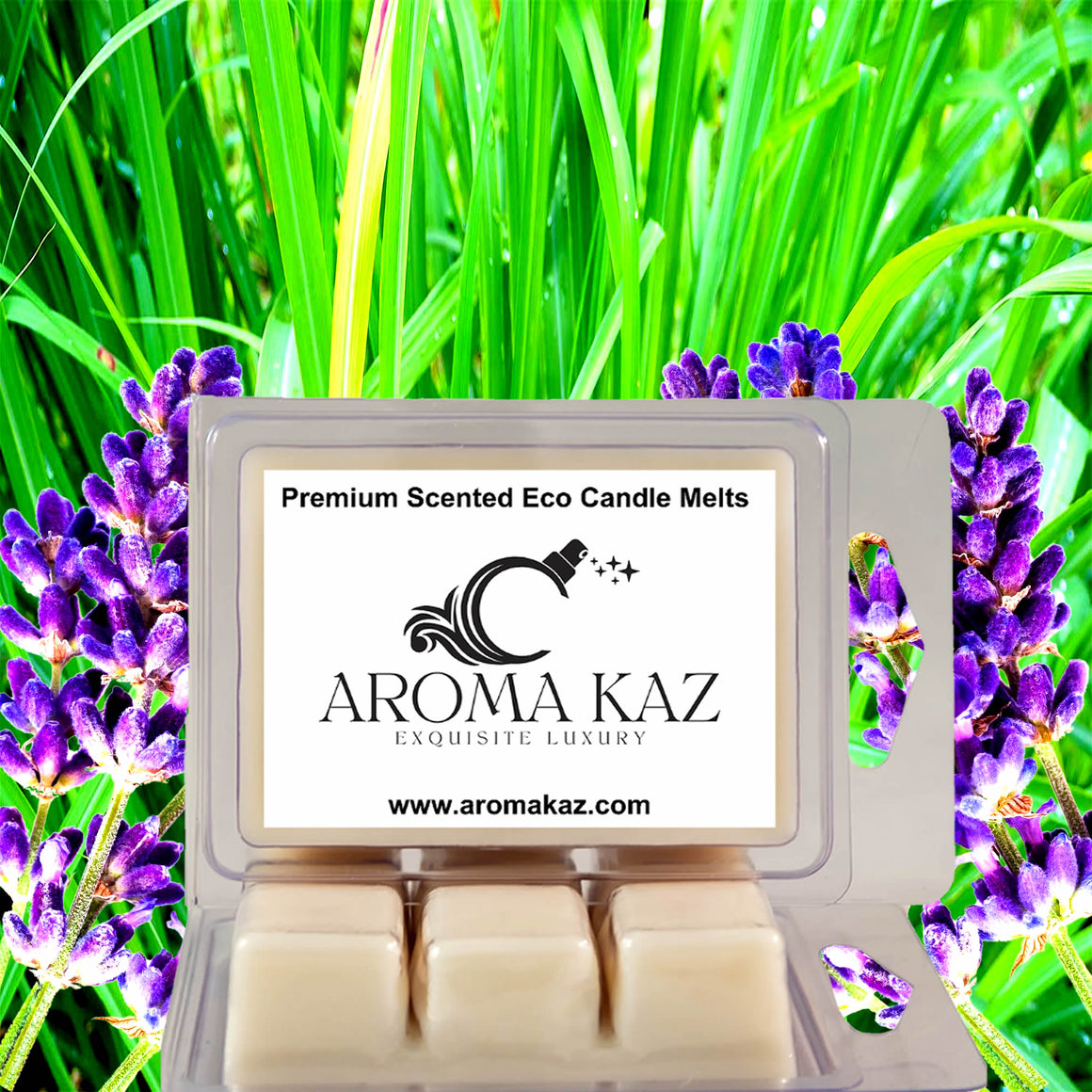 Lavender & Citronella eco soy wax melts – vegan, cruelty-free featuring calming lavender and citrus fresh citronella, handmade in Australia.