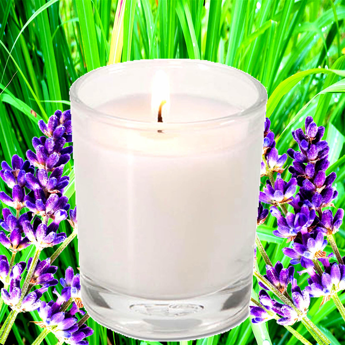 Lavender & Citronella Eco Soy Votive Candles – Clean Burn, Plant-Based, Vegan & Pet Safe
