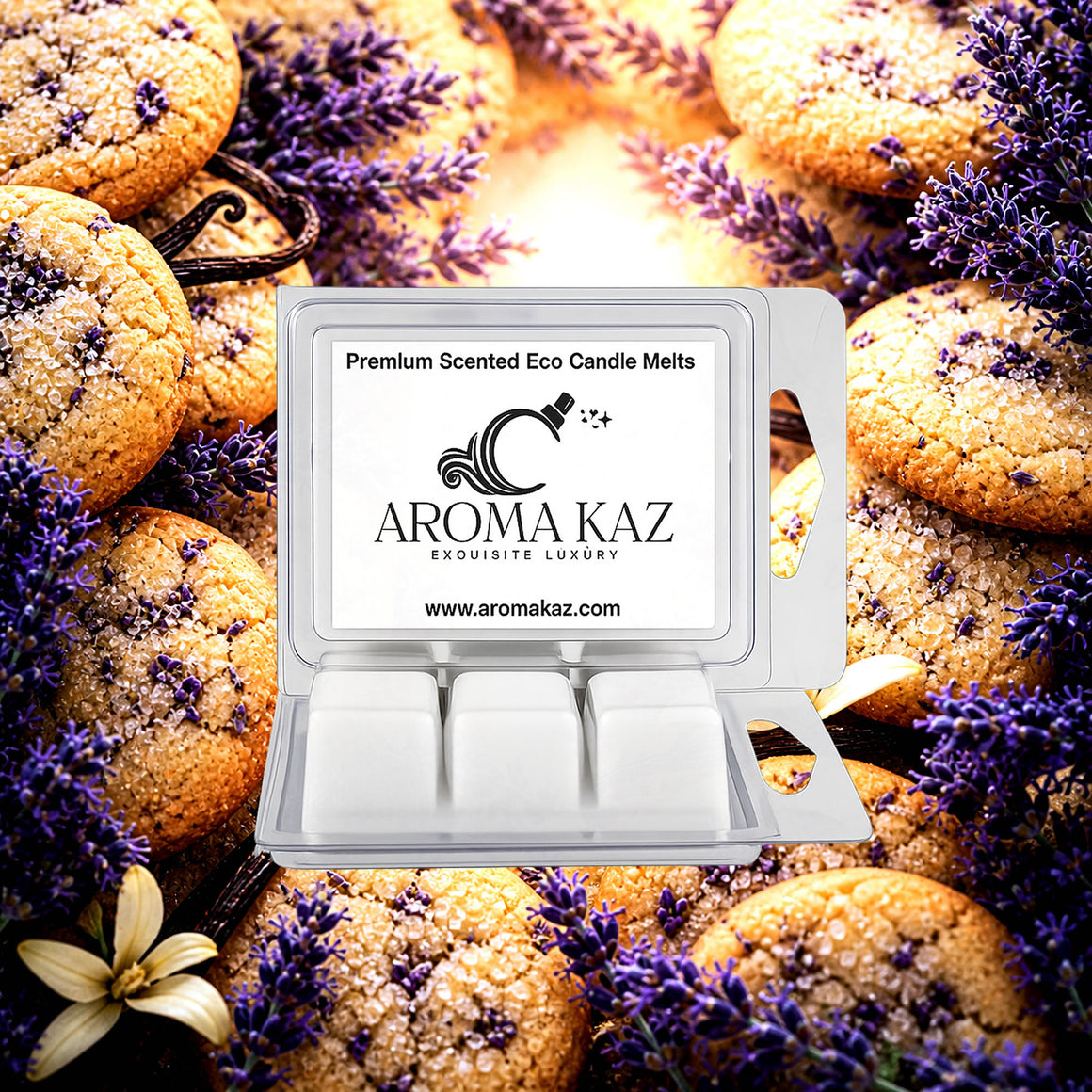 Lavender Cookies Soy Wax Melts Clam Pack