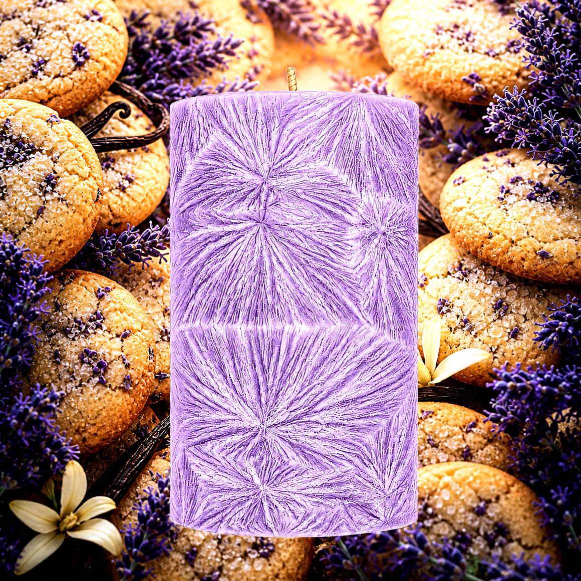 Lavender Cookies Pillar Candle