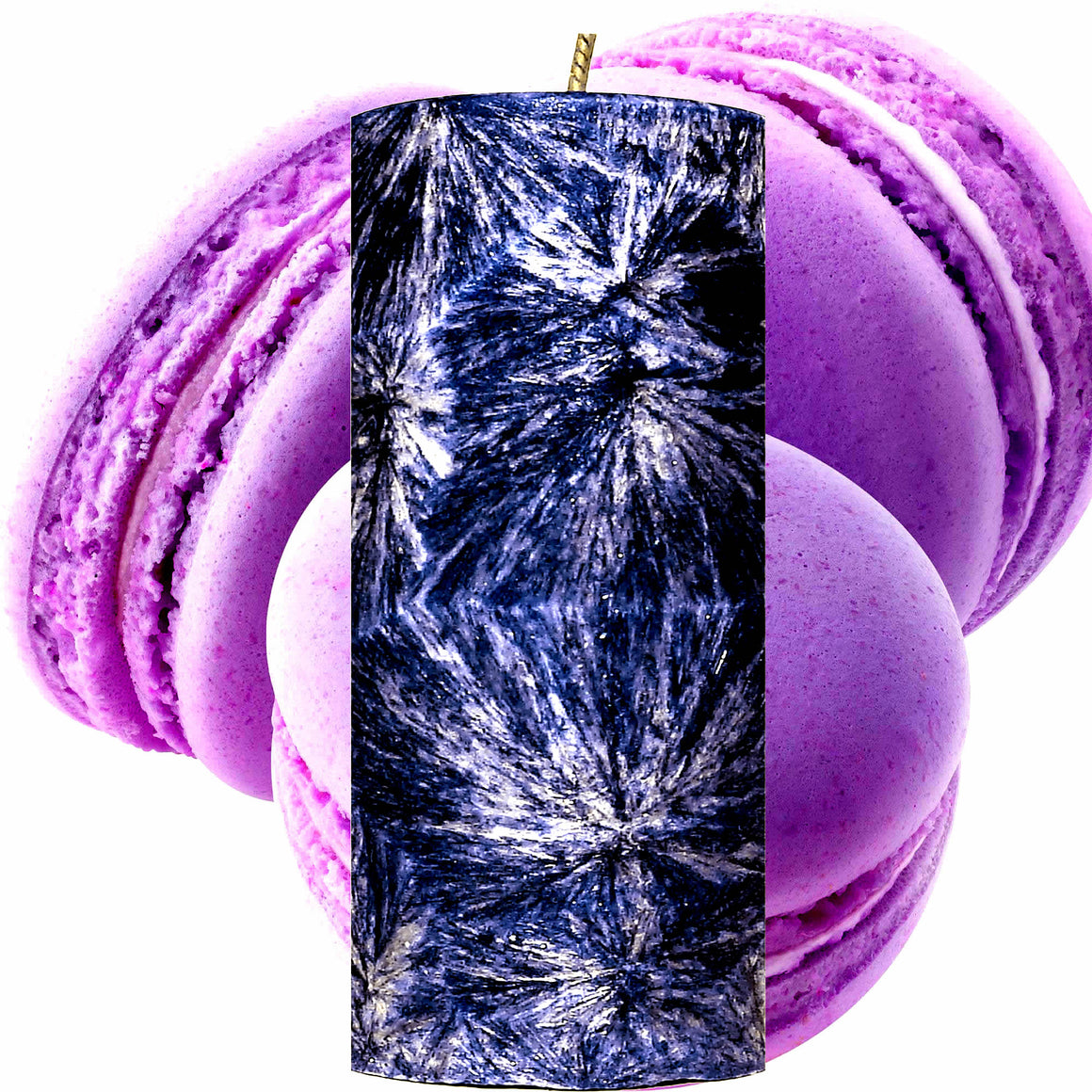 Lavender Cookies Pillar Candle – Plant-Based, Eco-Friendly, Vegan, Cruelty Free
