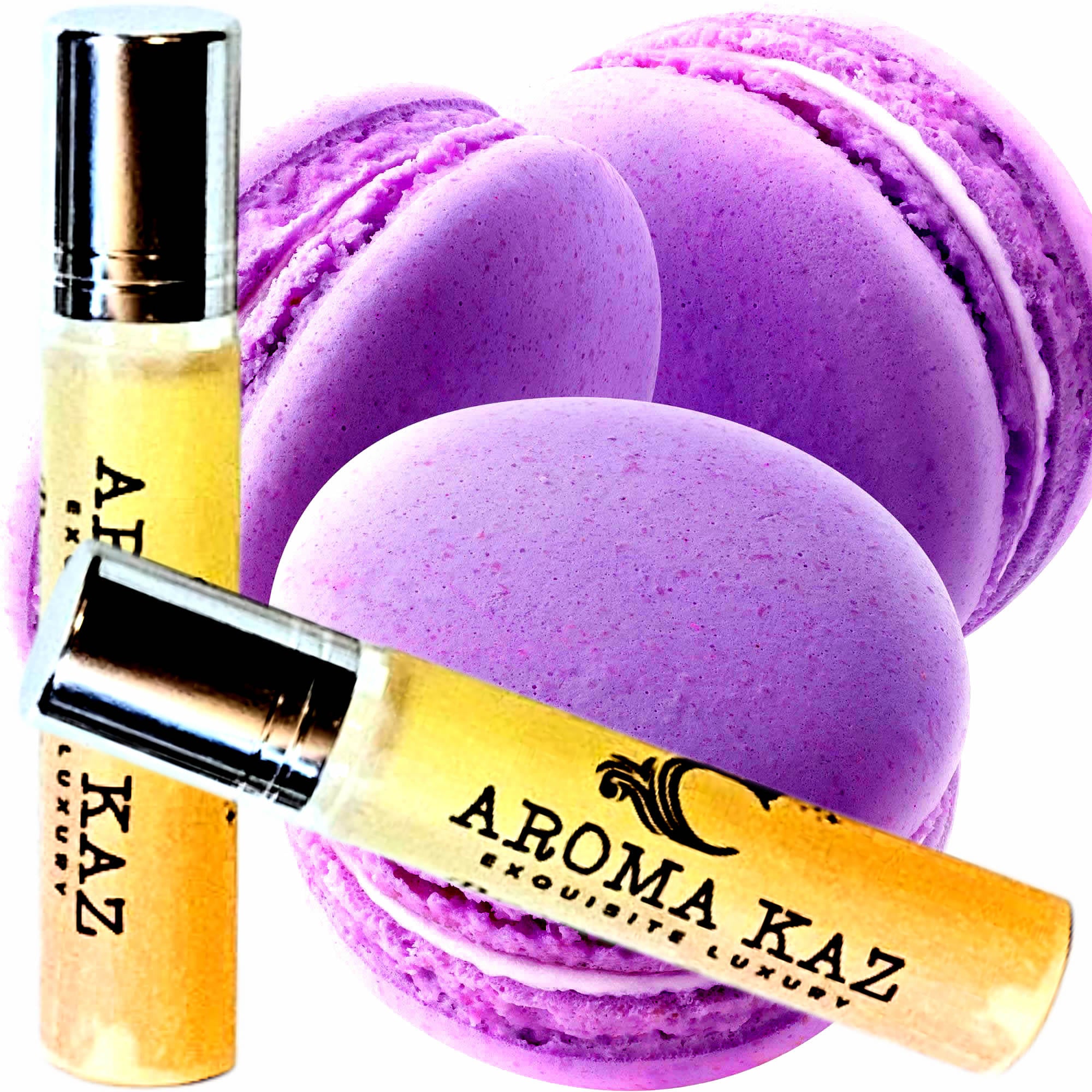 Lavender Cookies Fragrance Roll On – vegan, cruelty-free perfume roll on featuring sweet vanilla cookies and a floral lavender aroma, handmade in Australia.