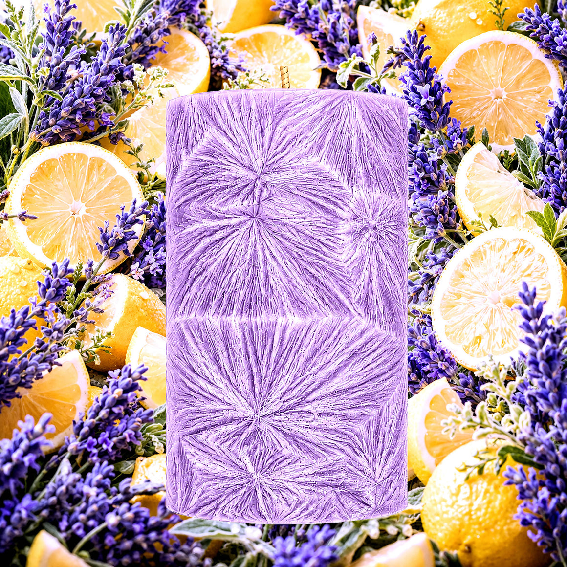 Lavender & Lemon Pillar Candle