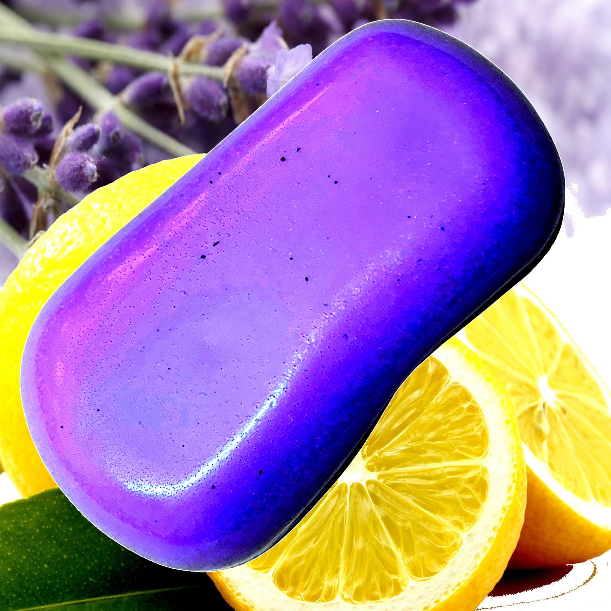 Lavender & Lemon Vegan Soap Bars Plant-Based Cruelty-Free Handcrafted