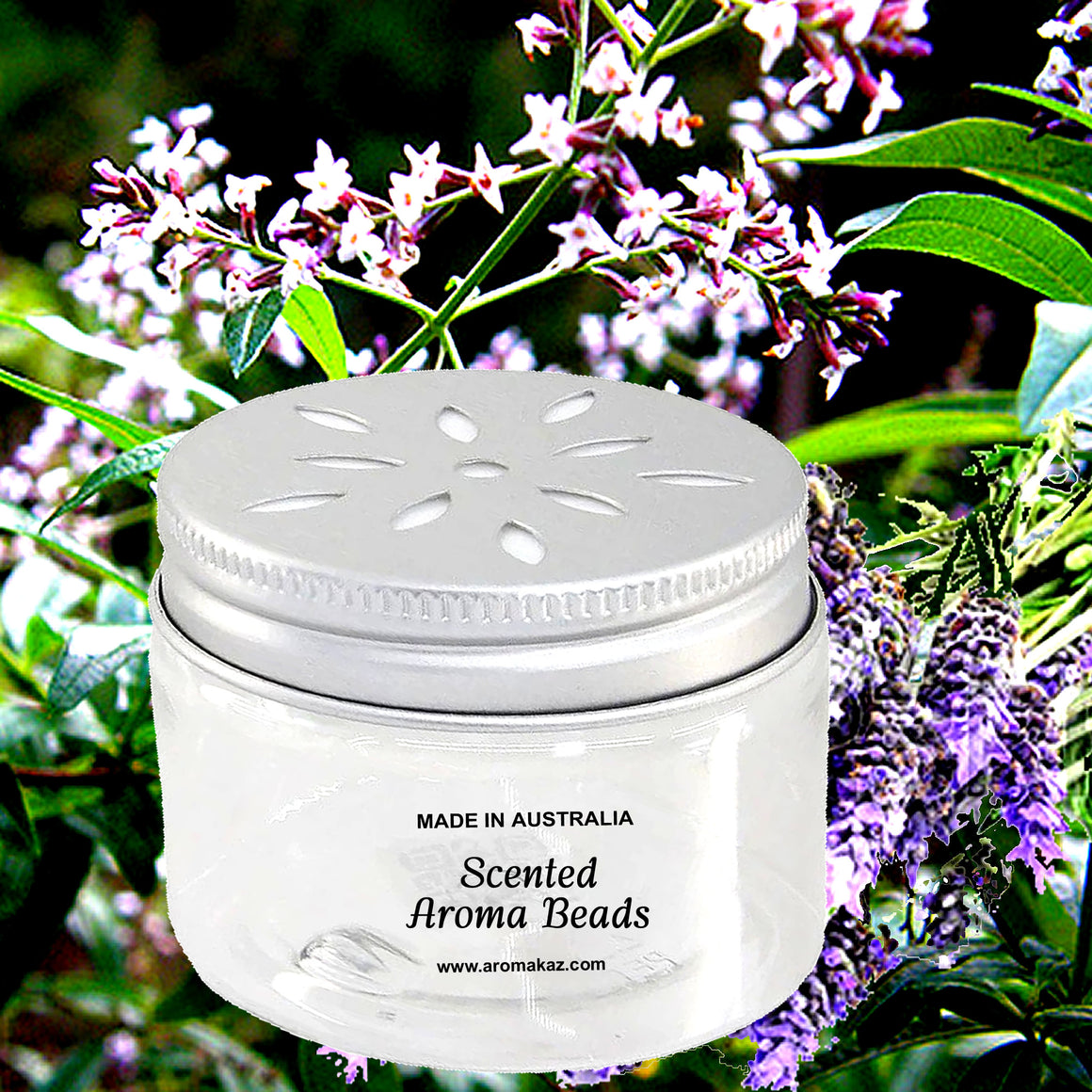 Lavender & Lemon Verbena Air Freshener Aroma Beads - Room, Car, Pantry, Pet Areas, Linen