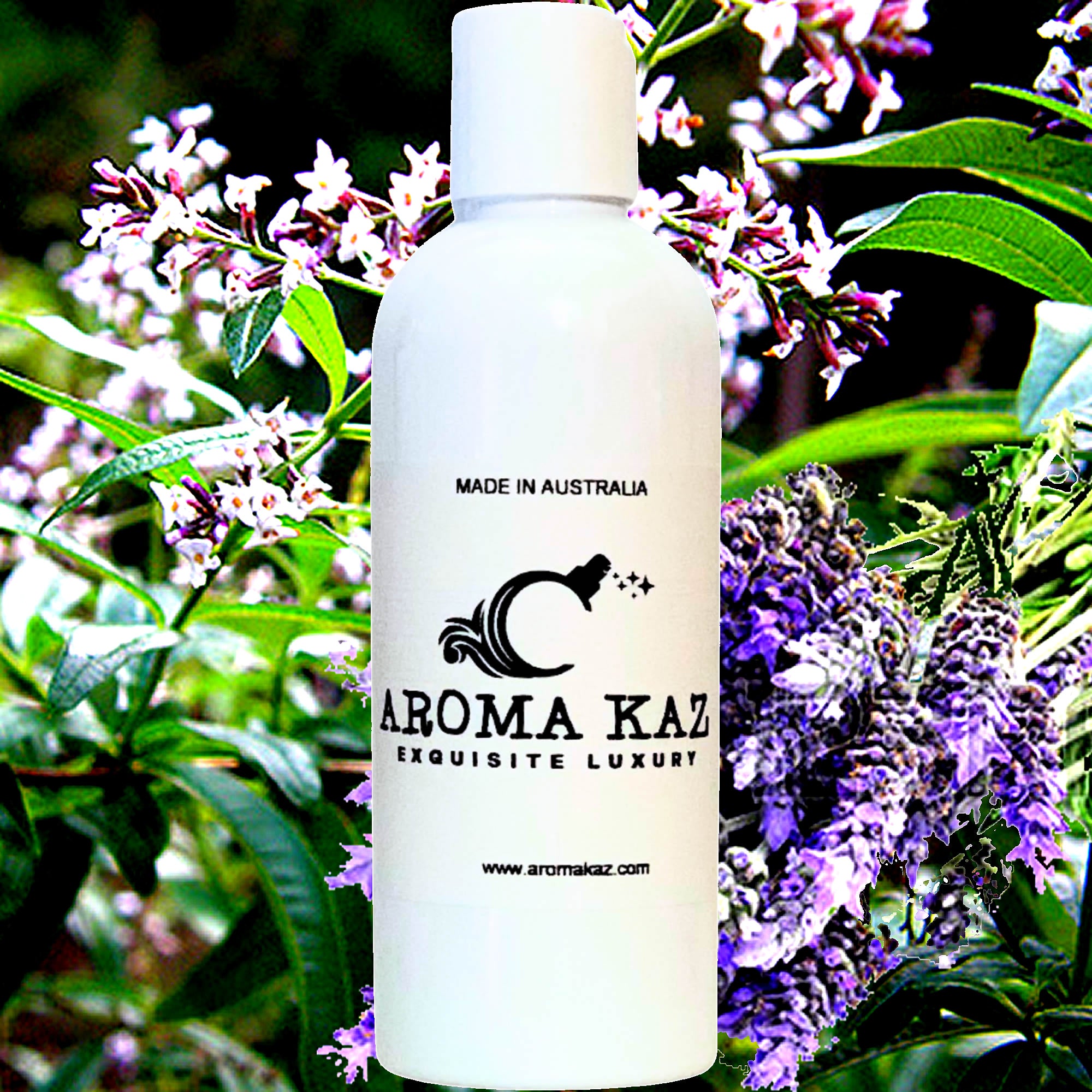 Lavender & Lemon Verbena Body Massage Oil – vegan, cruelty-free, plant-based hydrating oil with fresh floral lavender and citrus floral lemon verbena, handmade in Australia.