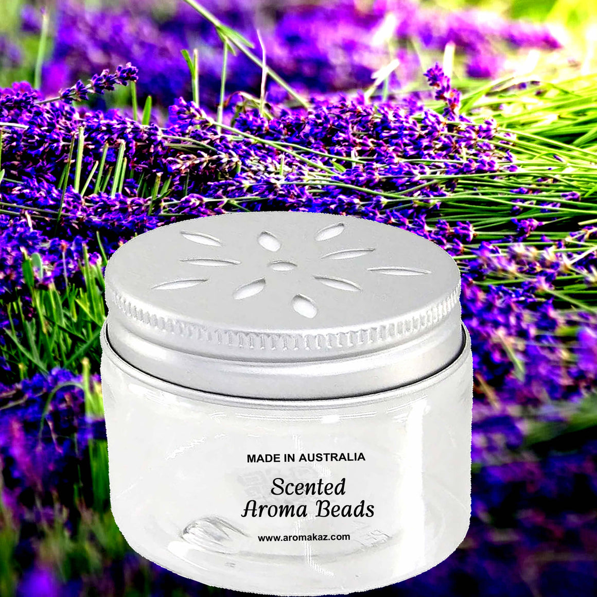 Lavender & Lemongrass Air Freshener Aroma Beads - Room, Car, Pantry, Pet Areas, Linen