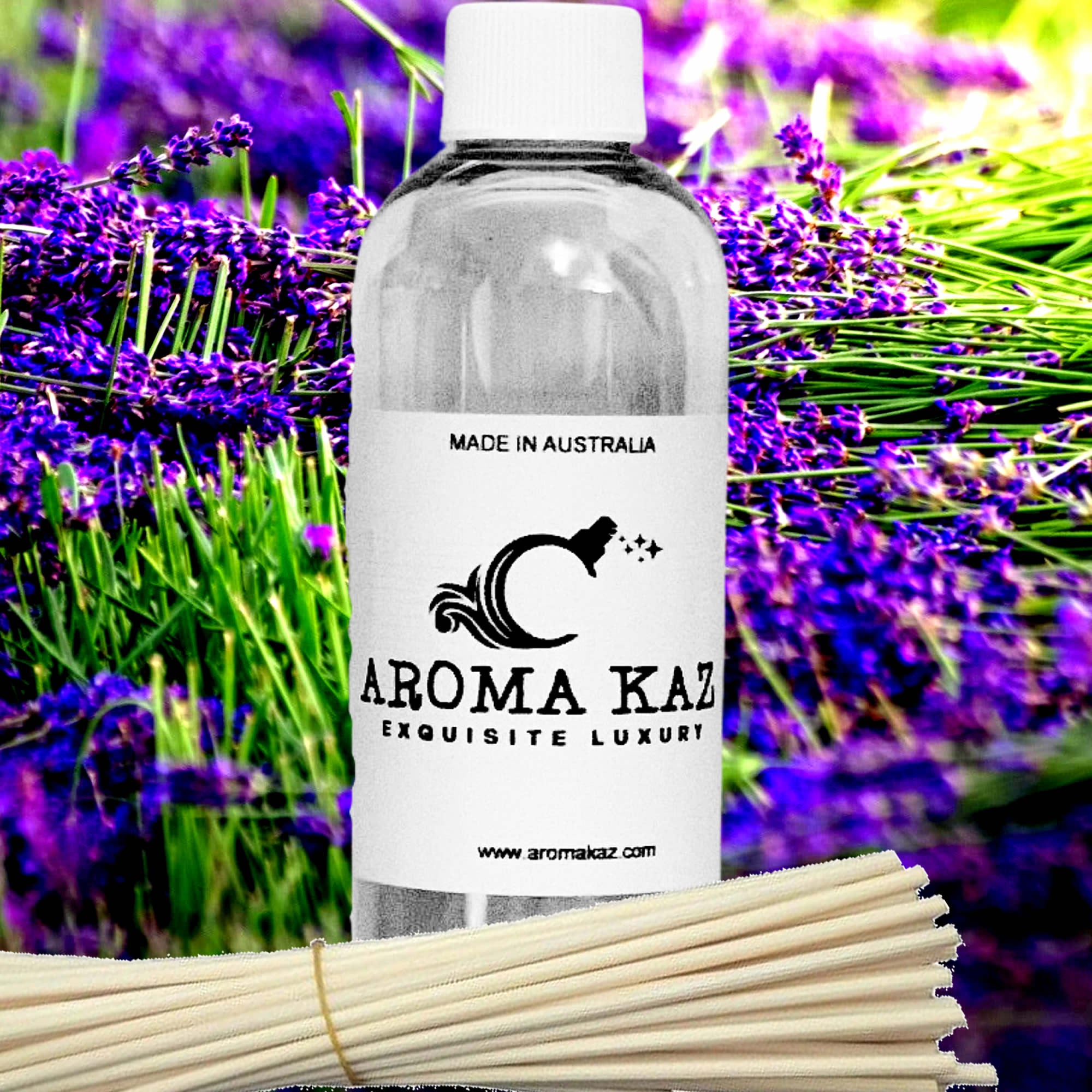 Lavender & Lemongrass Diffuser Fragrance Oil with Reeds – Vegan Cruelty-Free Home Aroma