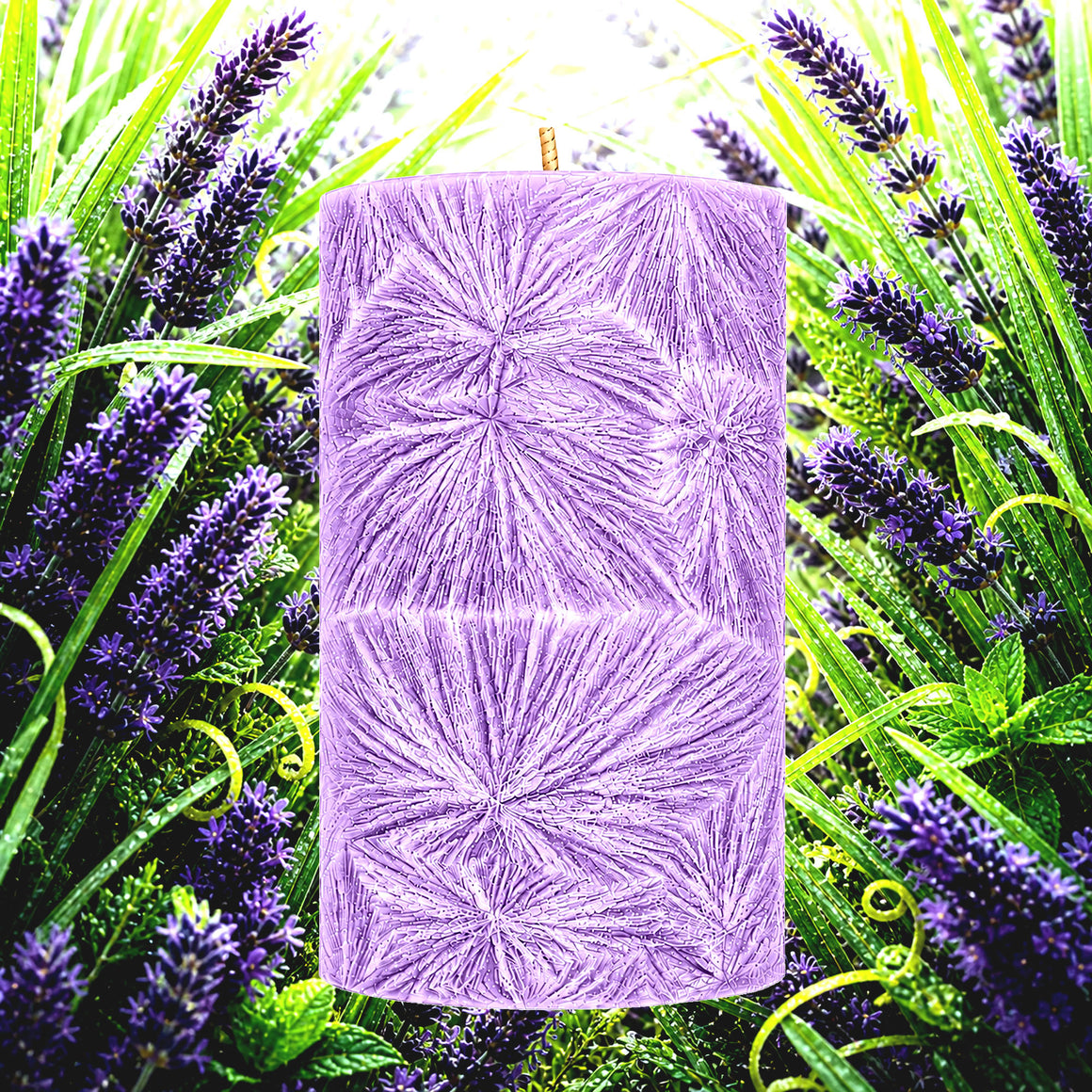 Lavender & Lemongrass Pillar Candle