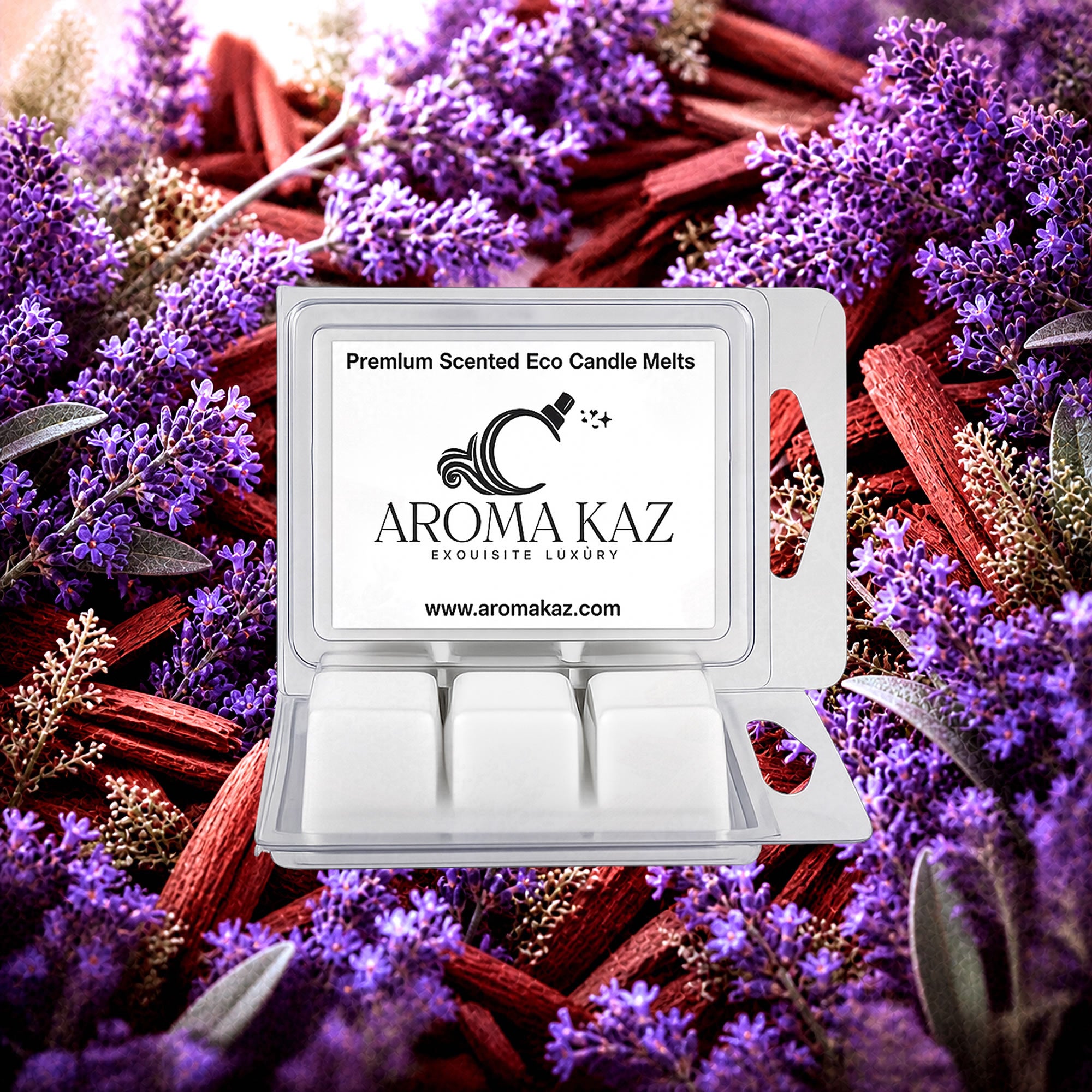 Lavender & Sandalwood Soy Wax Melts Clam Pack