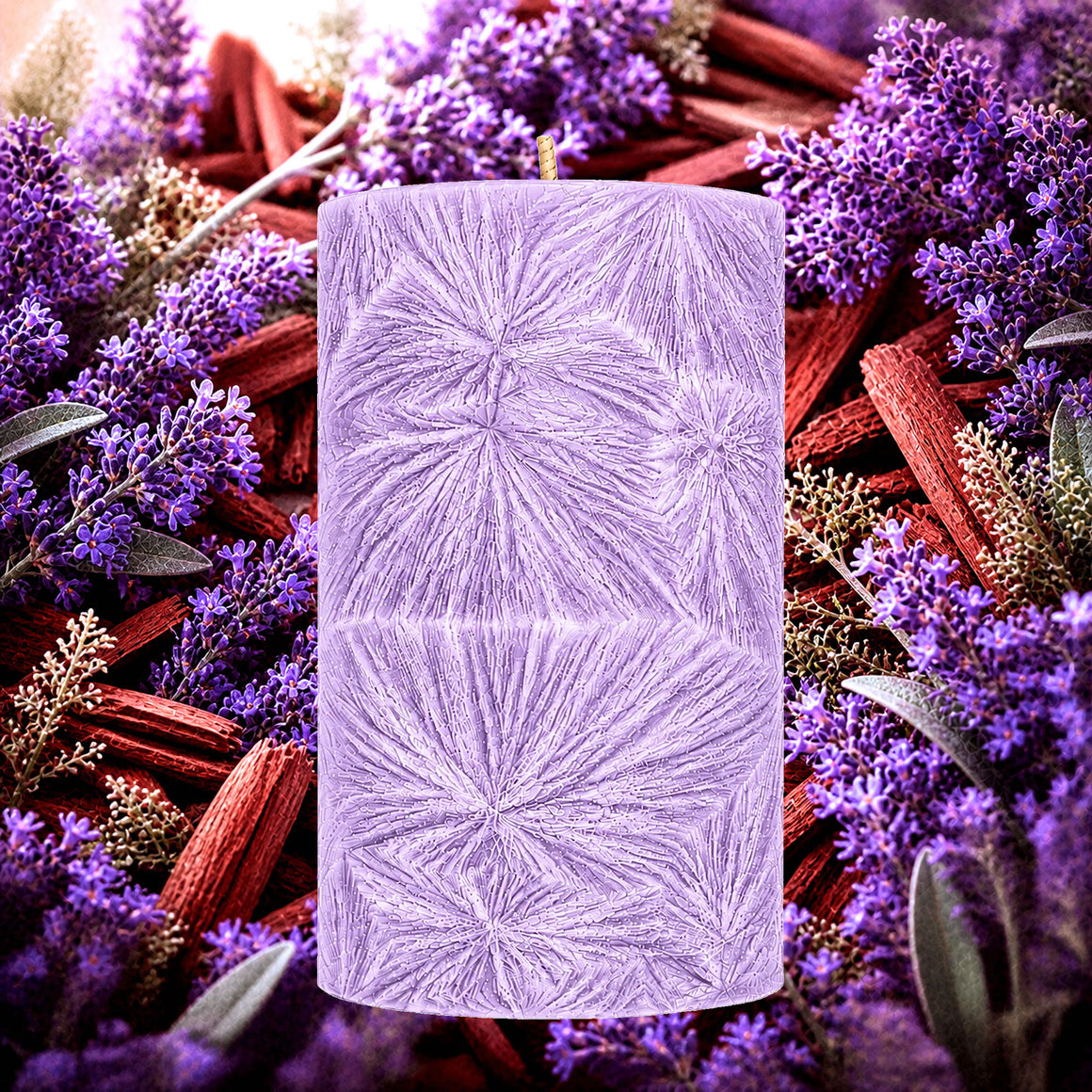 Lavender & Sandalwood Pillar Candle