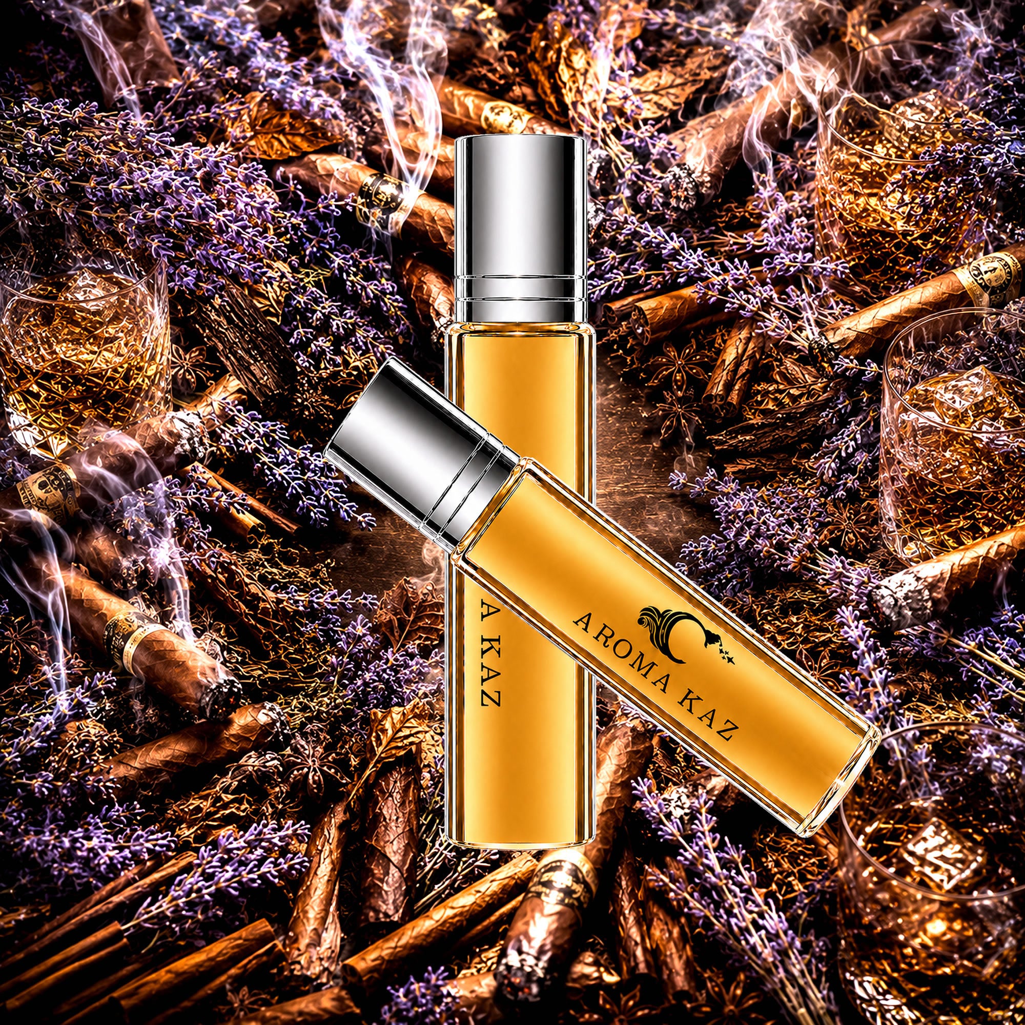 Lavender Tobacco Fragrance Oil Roll-On