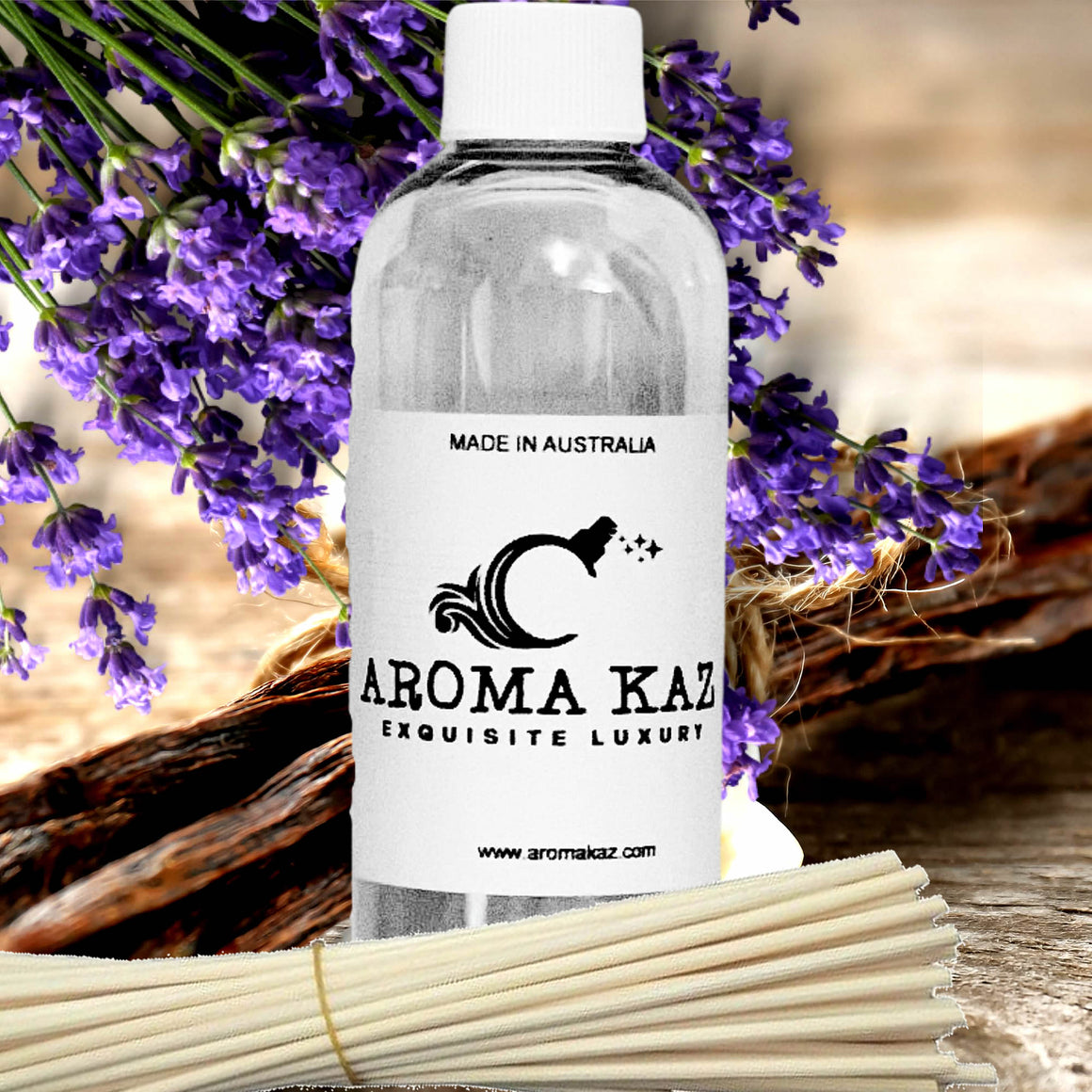 Lavender & Vanilla Diffuser Fragrance Oil with Reeds – Vegan Cruelty-Free Home Aroma