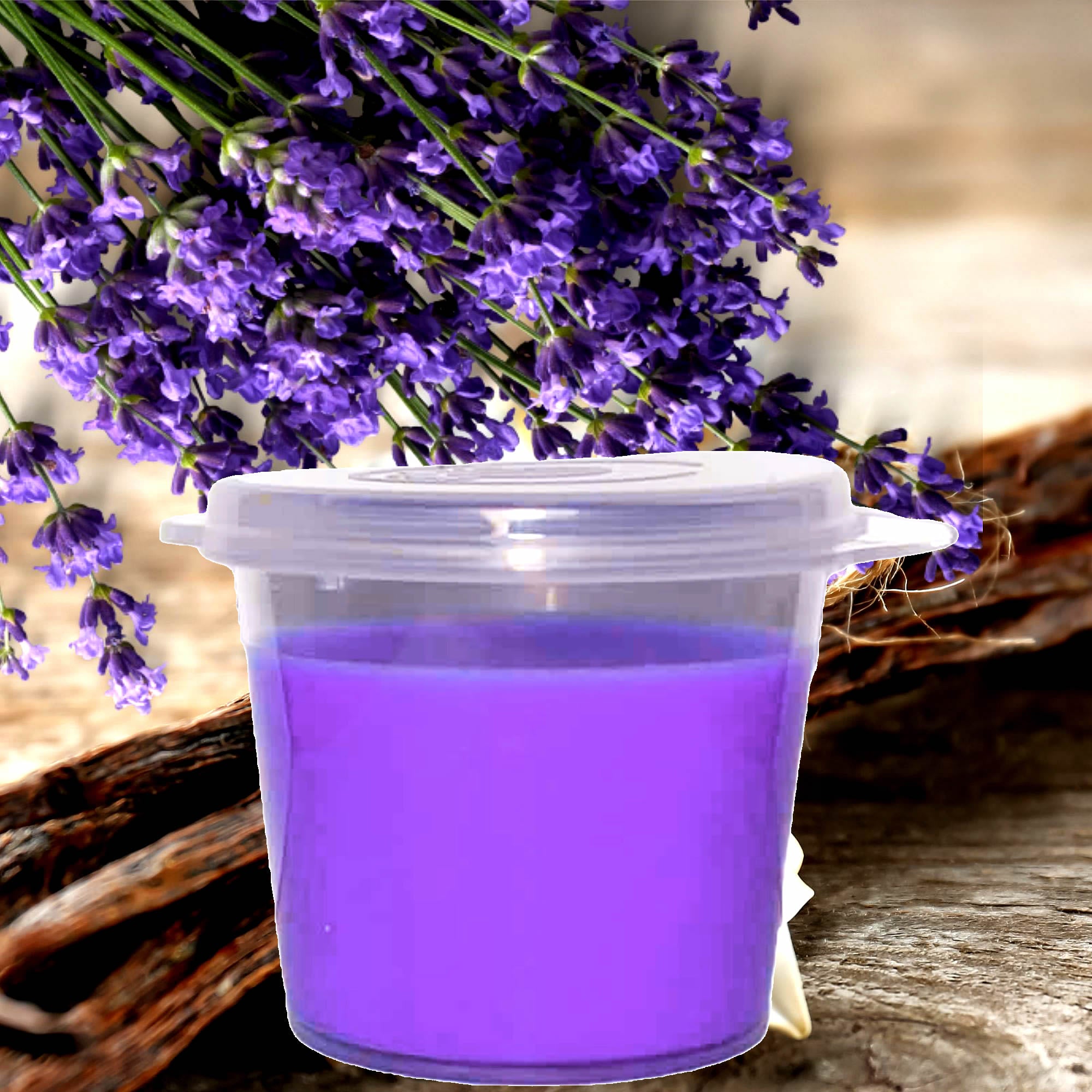 Lavender & Vanilla eco soy wax melts – vegan, cruelty-free featuring floral fresh lavender and creamy vanilla, handmade in Australia.