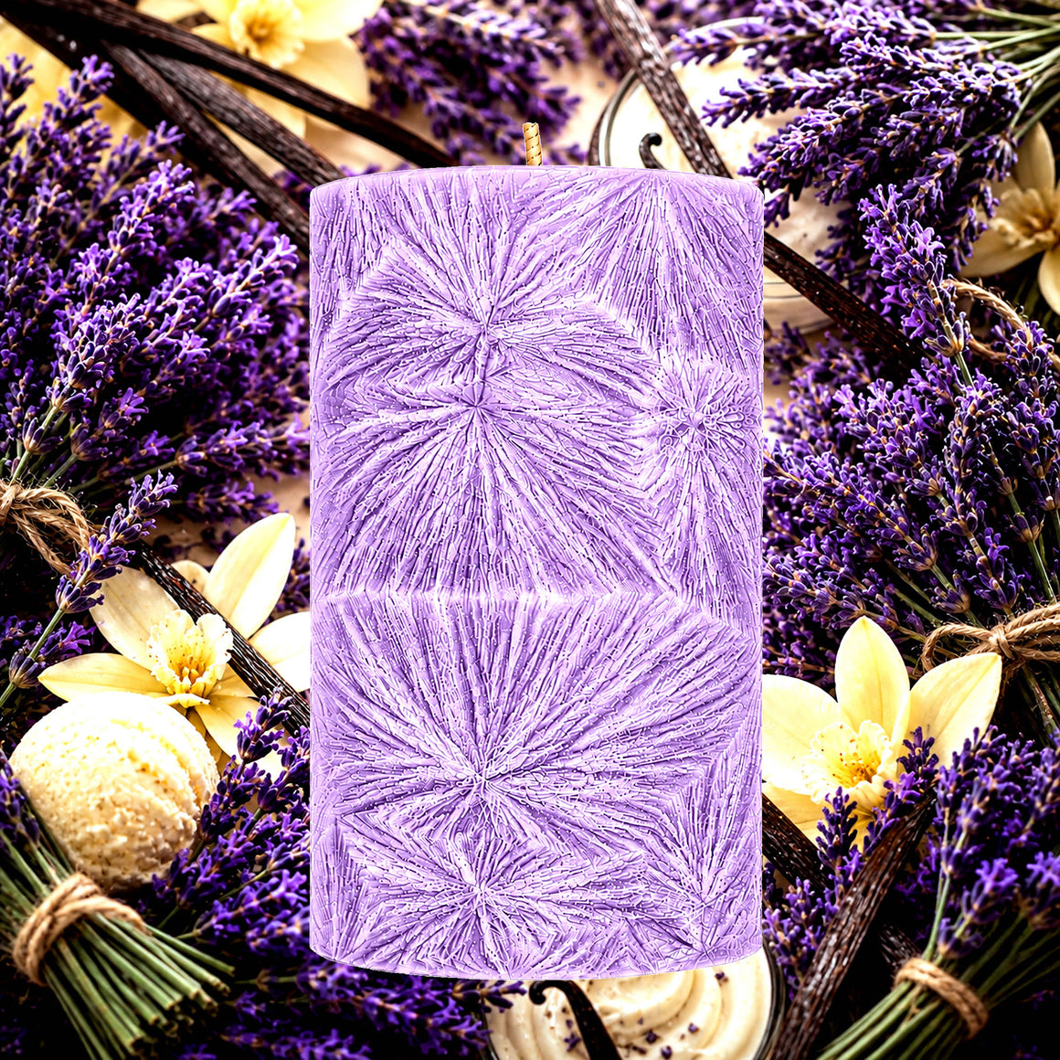 Lavender & Vanilla Pillar Candle