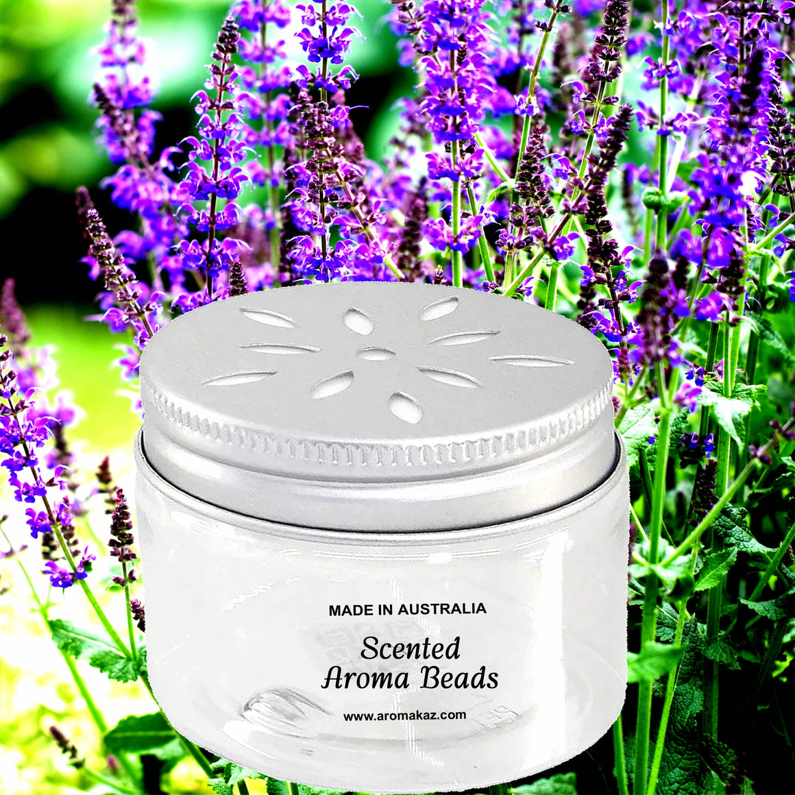 Lavender & Wild Sage Air Freshener Aroma Beads - Room, Car, Pantry, Pet Areas, Linen