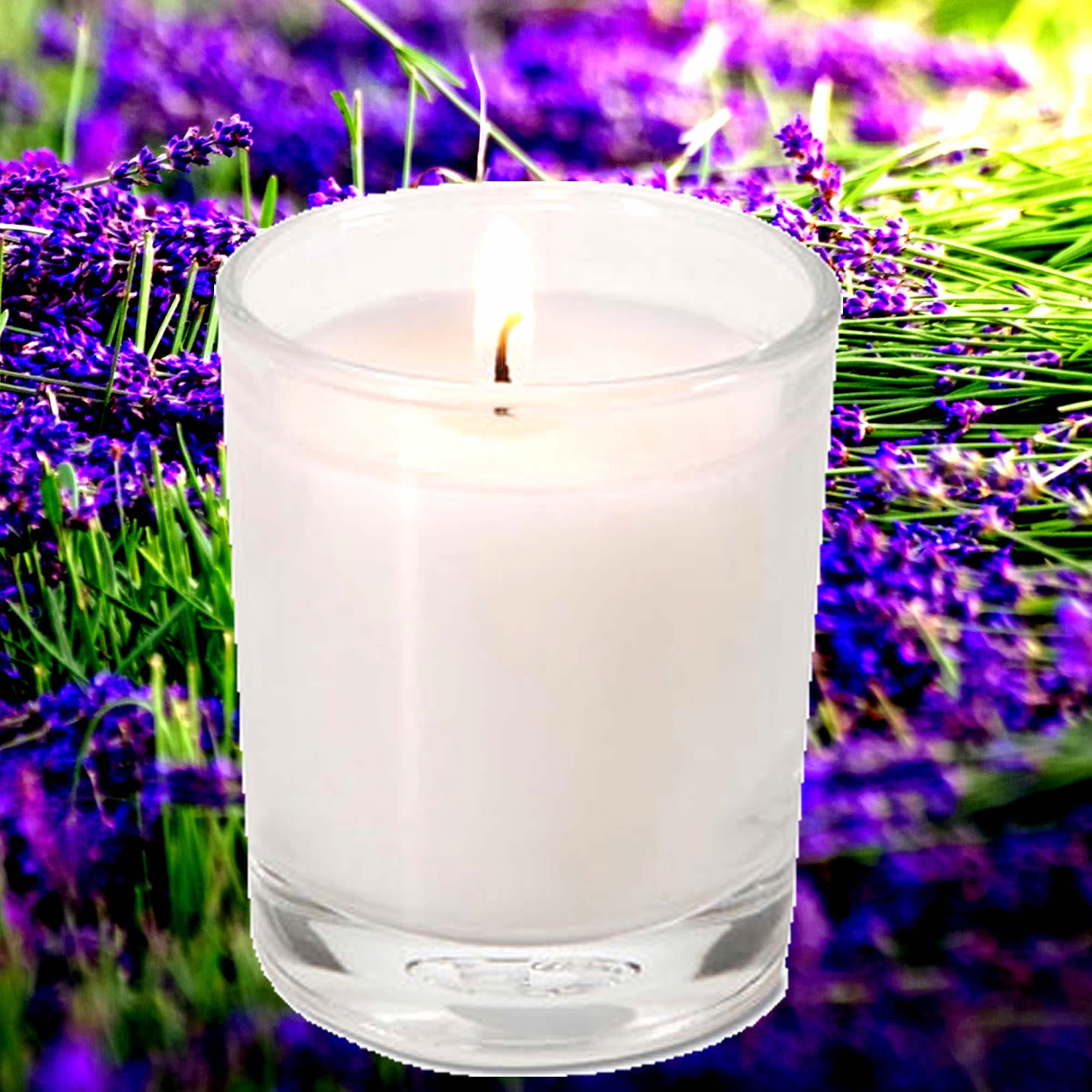 Lavender & Lemongrass Eco Soy Votive Candles – Clean Burn, Plant-Based, Vegan & Pet Safe